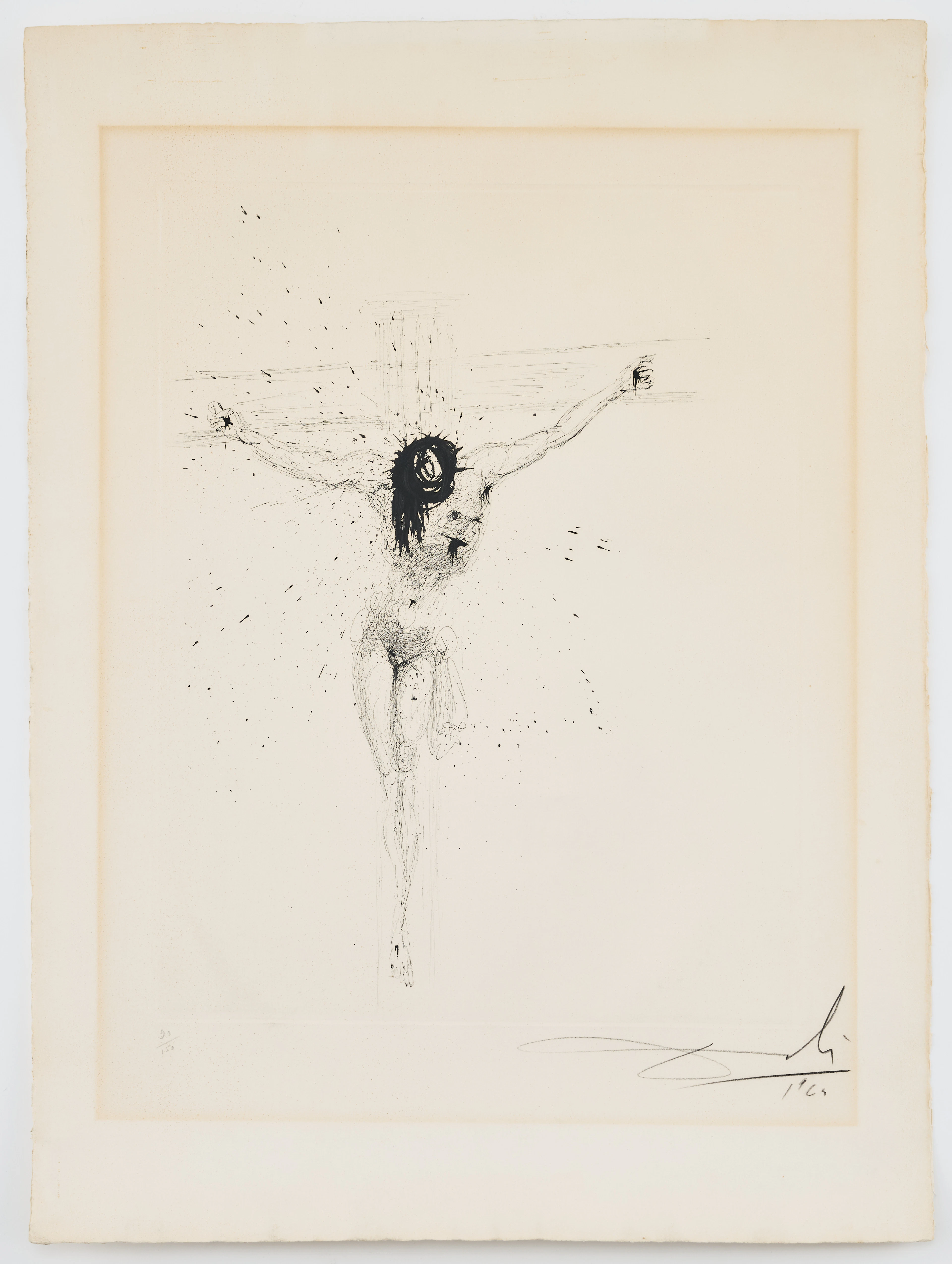 SALVADOR DALÍ. "Christ".