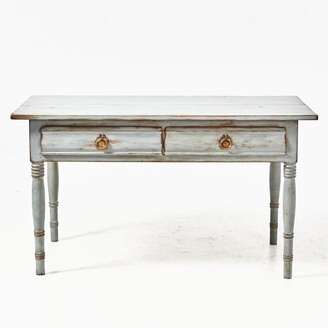 SKRIVBORD, 1800-tal, senempire, bemålat.