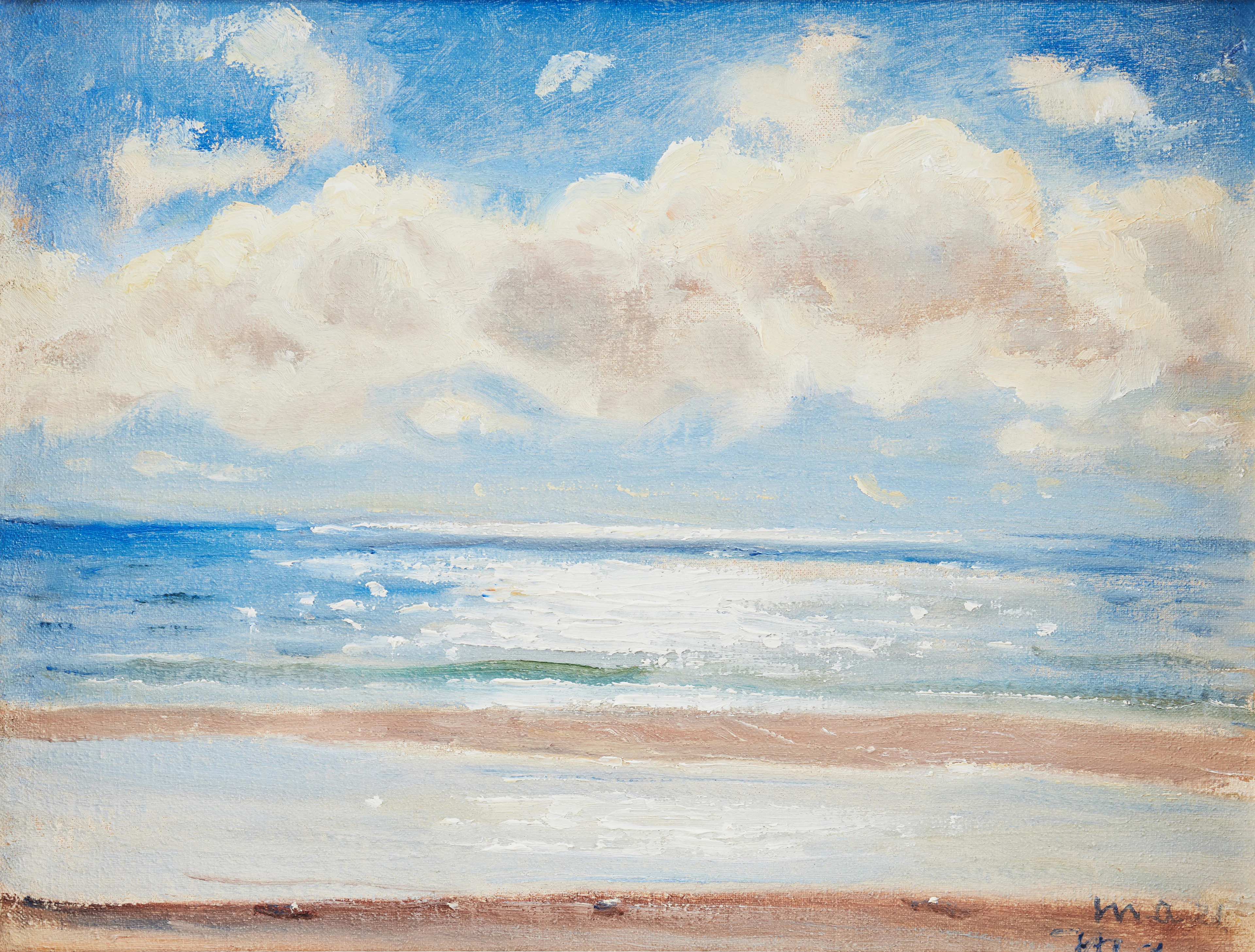 MICHAEL ANCHER (DENMARK 1849–1927). Motif from Skagen.