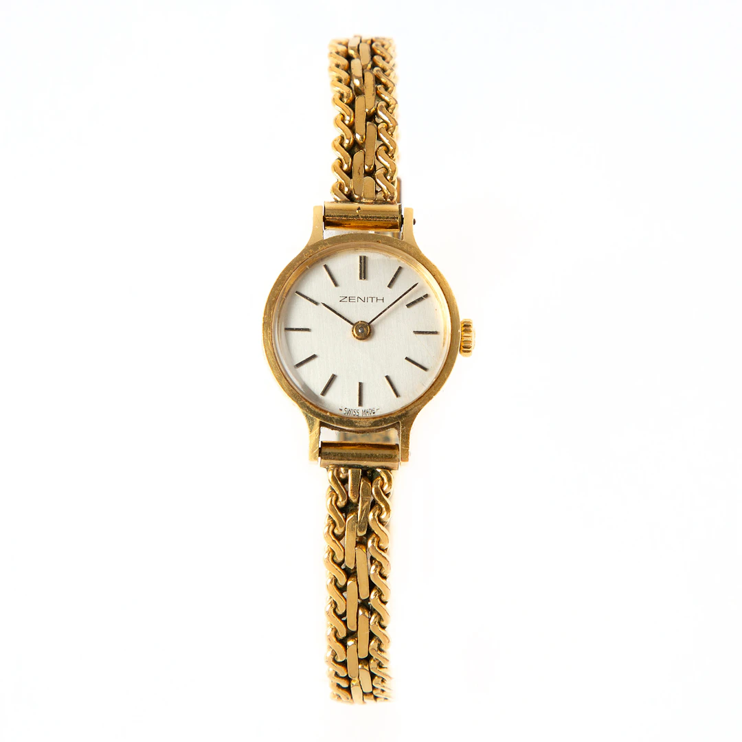 ZENITH, armbandsur, 20 mm, 18K guld, 1960-tal.