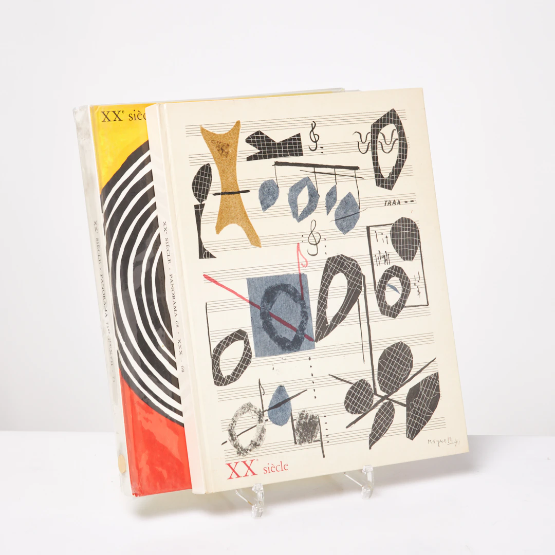 MODERNISM. XXE SIÈCLE, 2 st, NR. 30 och 37, 1971 med originallitografier