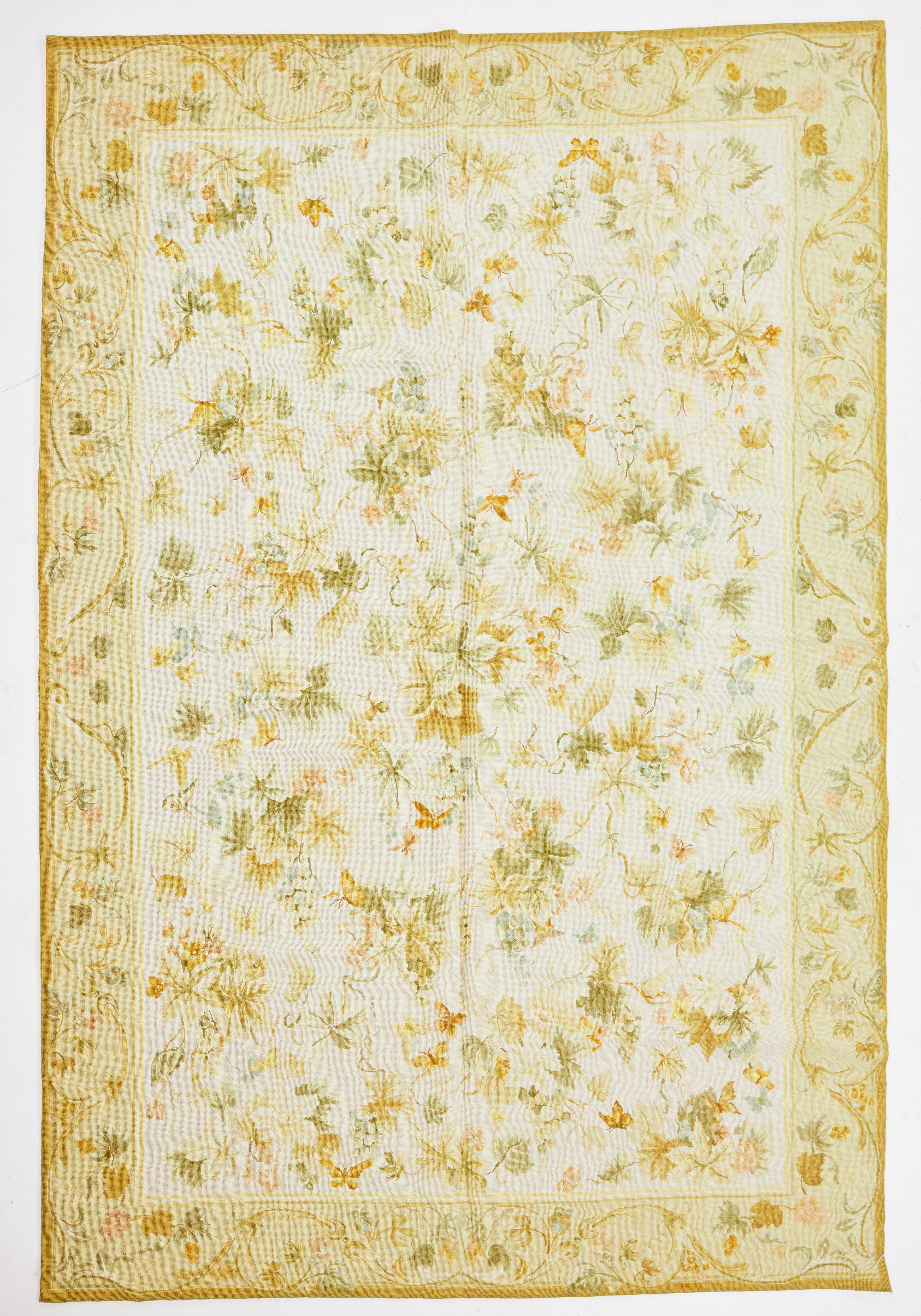 MATTA. Gobeläng, Aubusson, ull, uppfodrad med bomull, ca 275x182 cm.