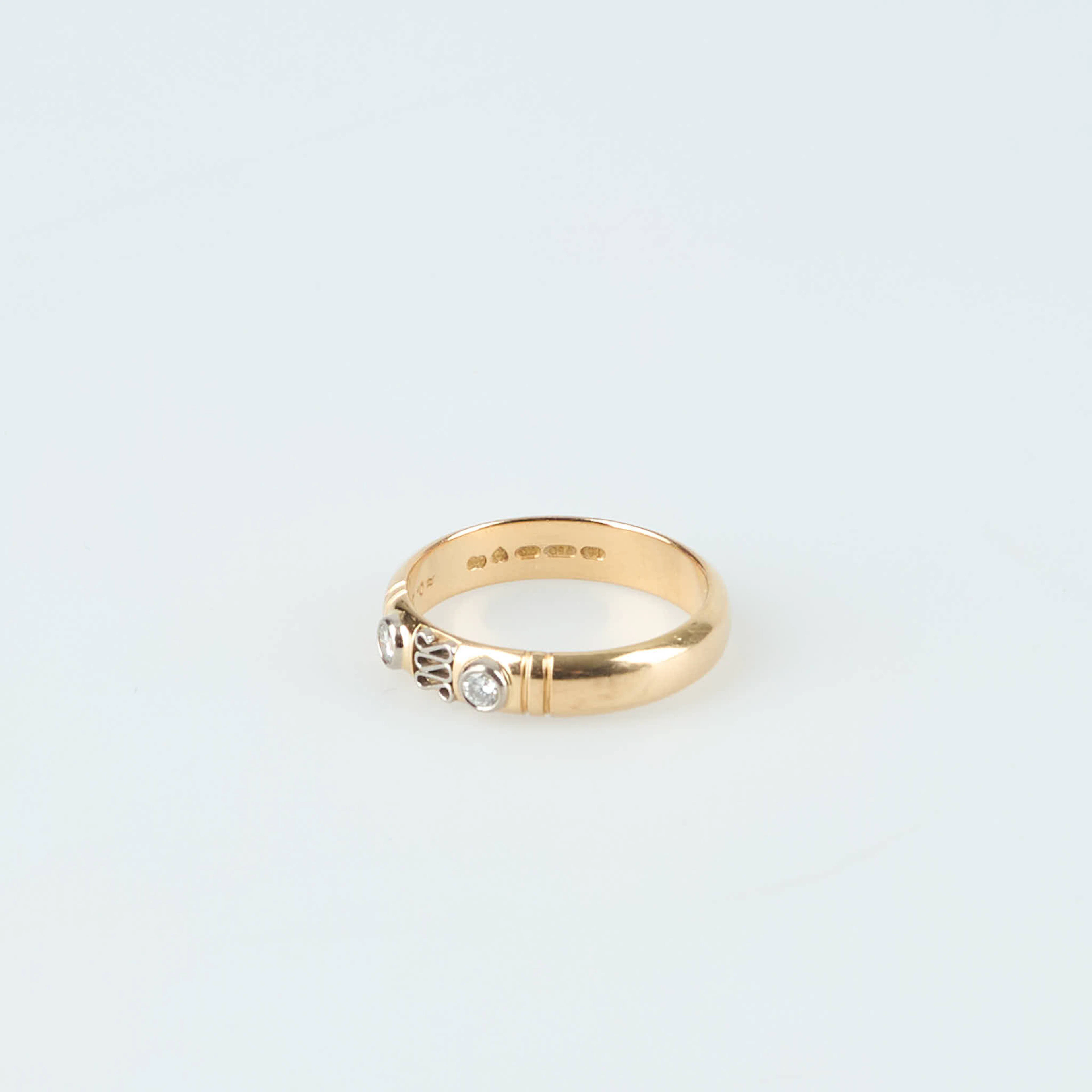 DIAMANTRING, 18K guld, Ø 19,5, Kalevala Koru 6016, 1999.