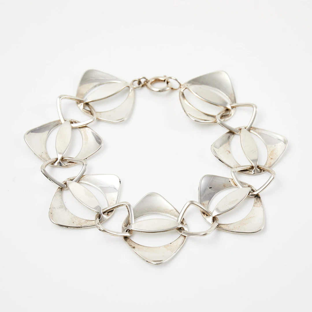 ARMBAND, sterlingsilver, Alton, Falköping 1973.