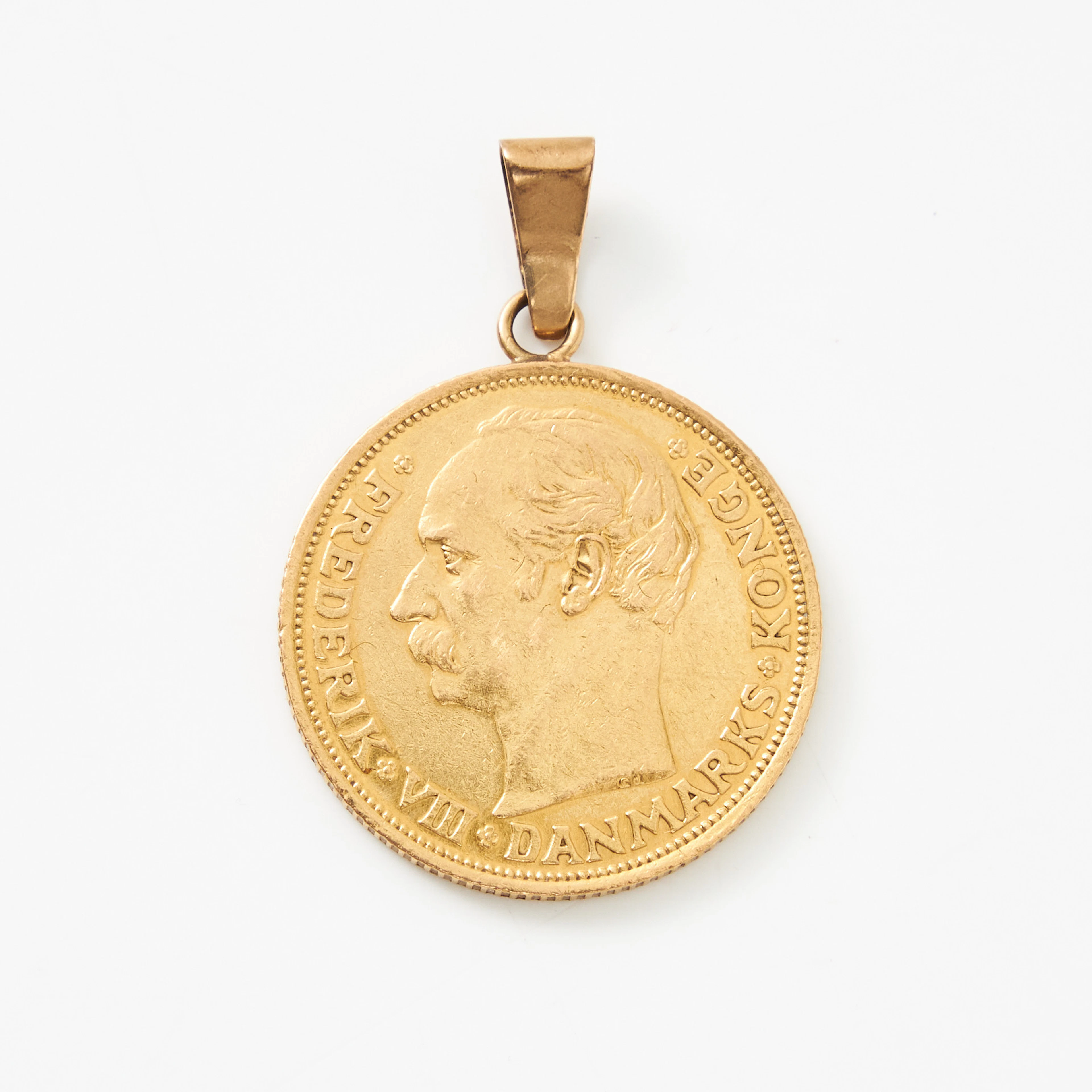 MYNT, 21,6 k guld, 20 kroner, Frederik VIII Danmarks konung, 1911.