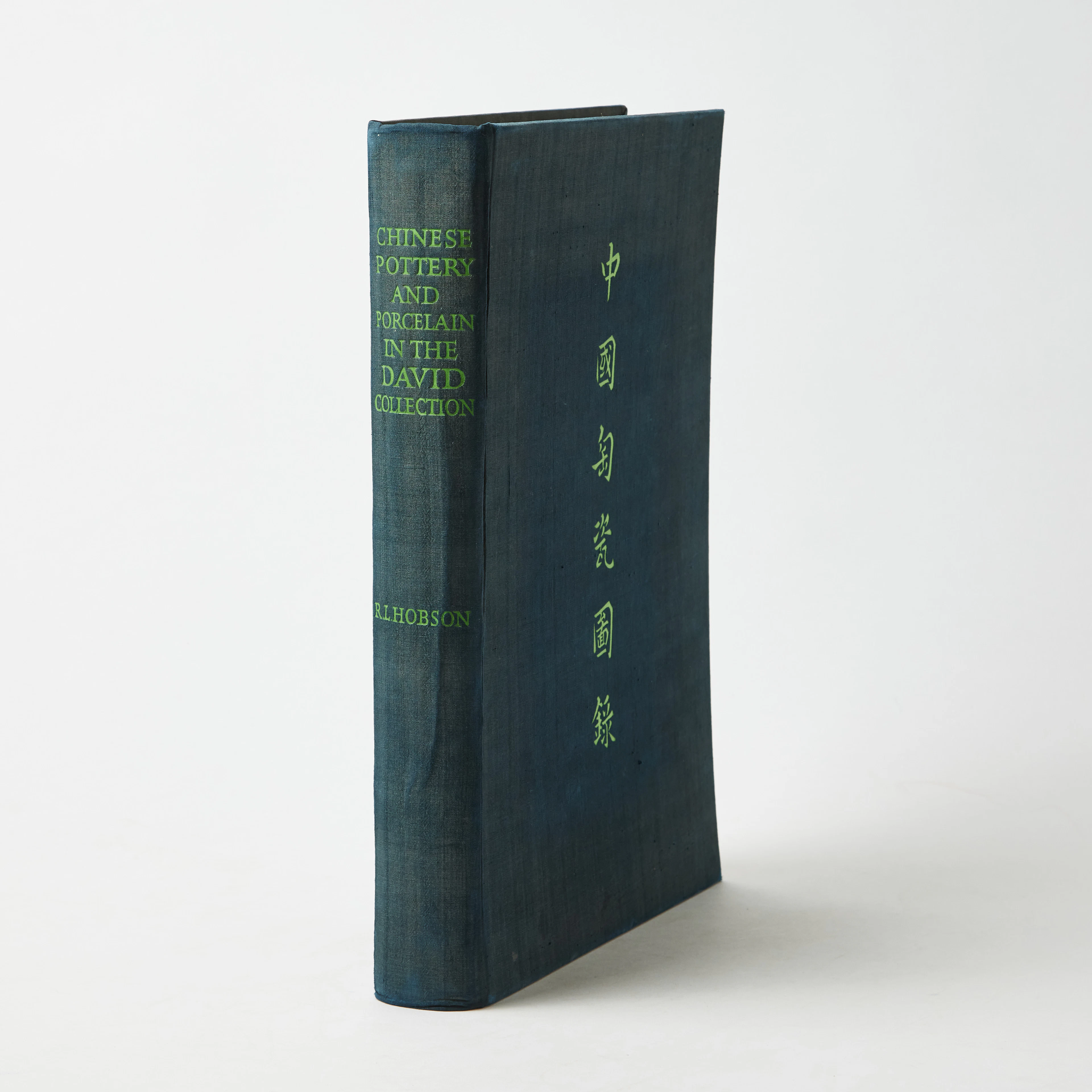 HOBSON'S CLASSIC WORK ON CHINESE POTTERY, 1934.