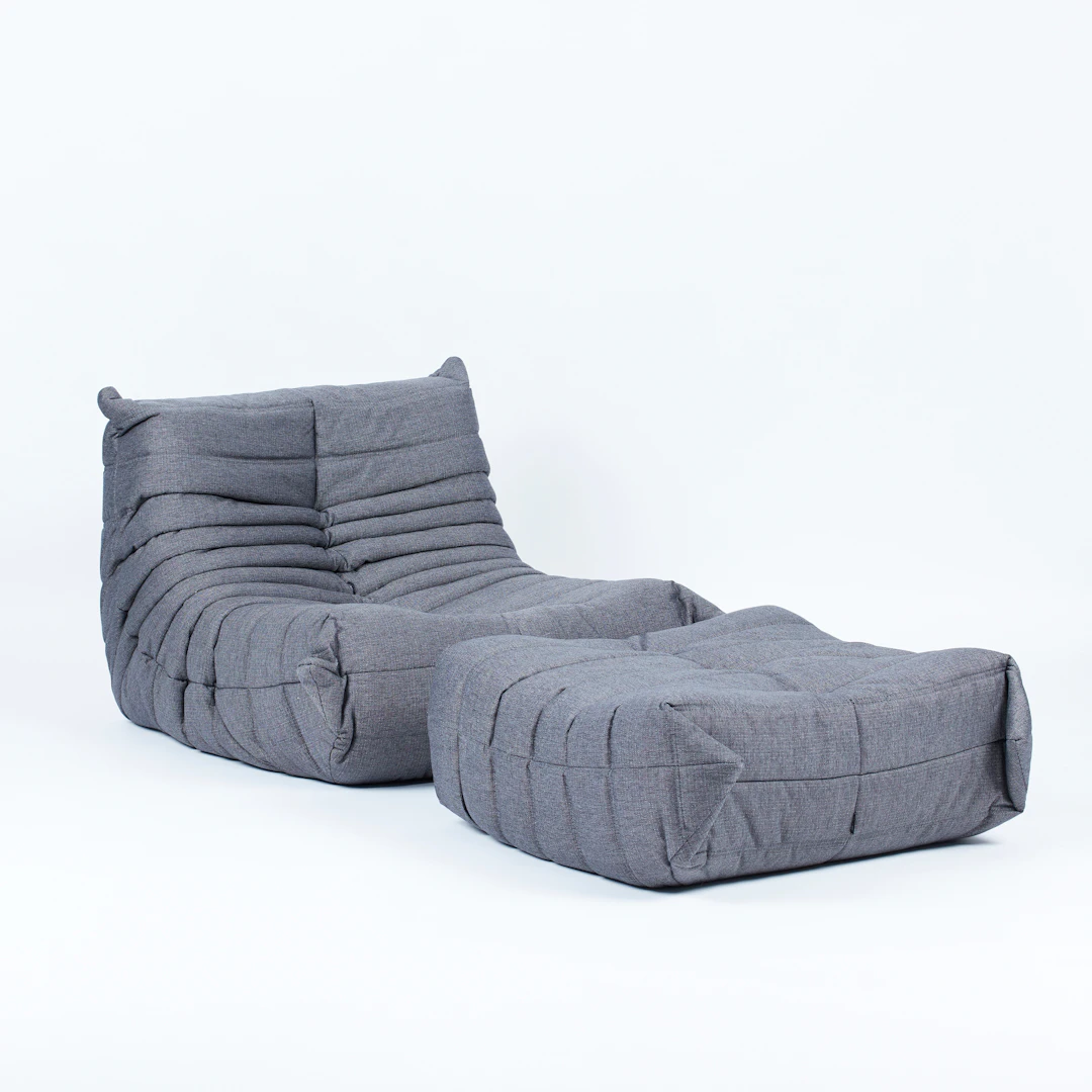MICHEL DUCAROY. Ligne Roset, Sessel / Lounge Chair mit Ottomane, Modell
