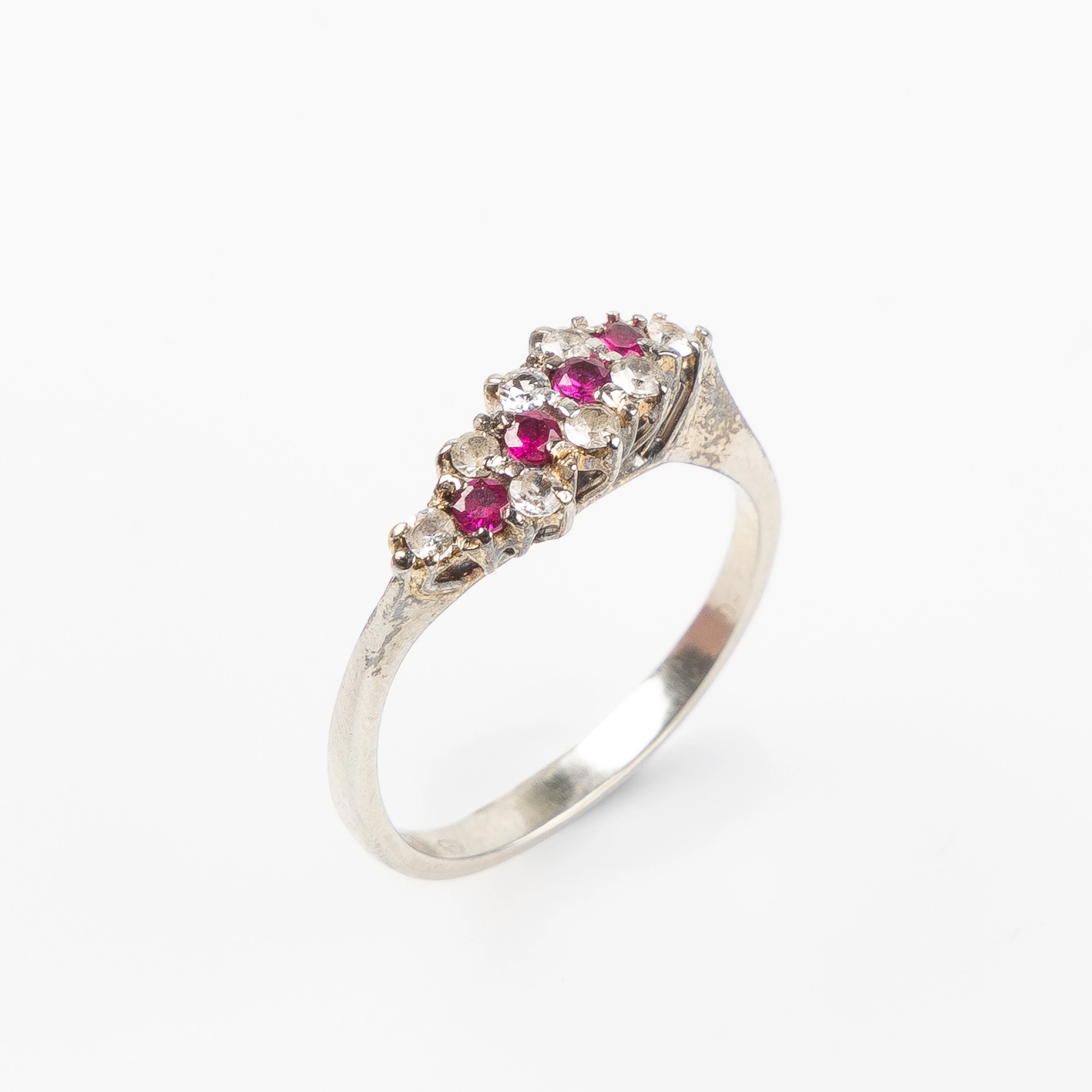 RING, 18K vitguld.