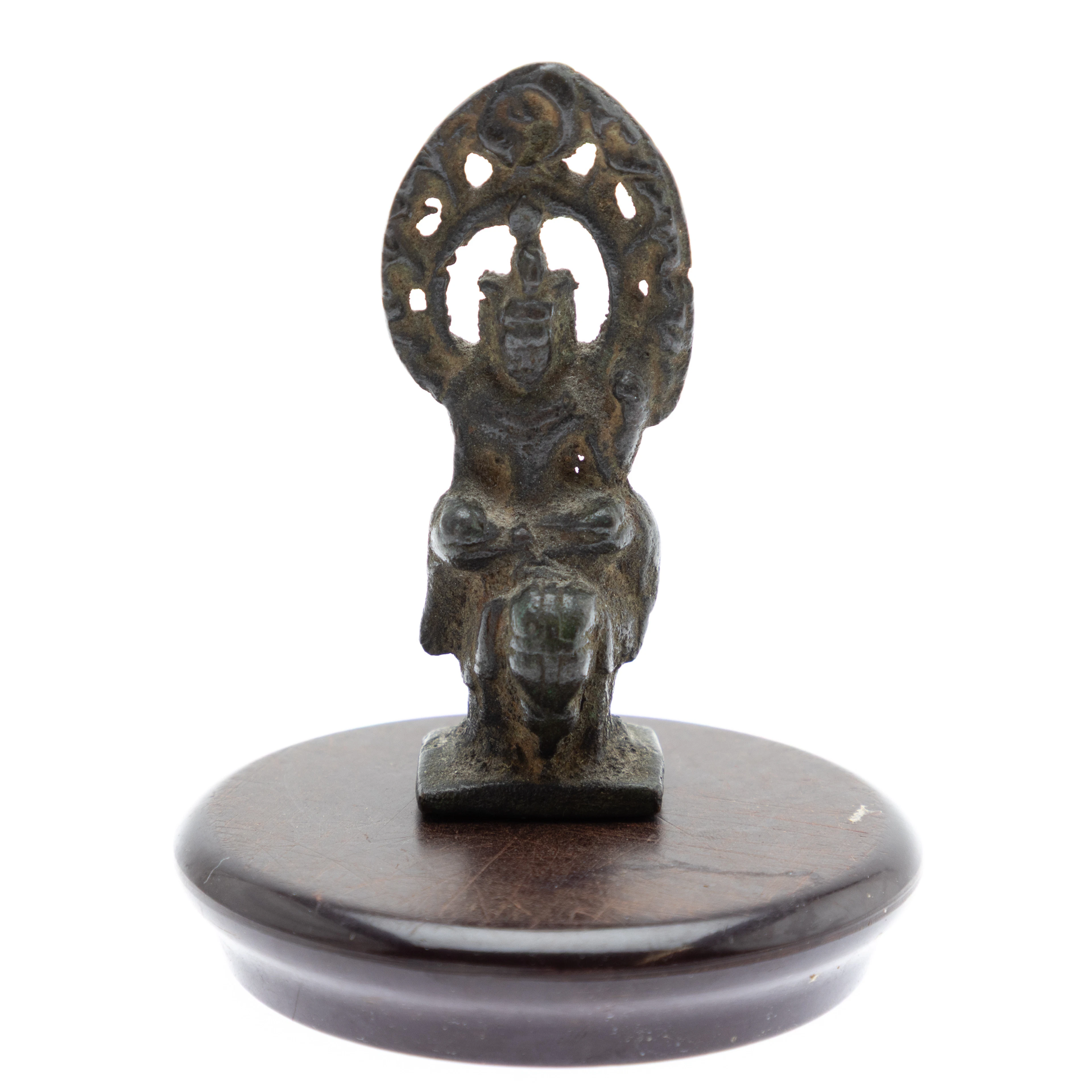 Miniaturfigur des Bodhisattva Samantabhadra (Puxian).
