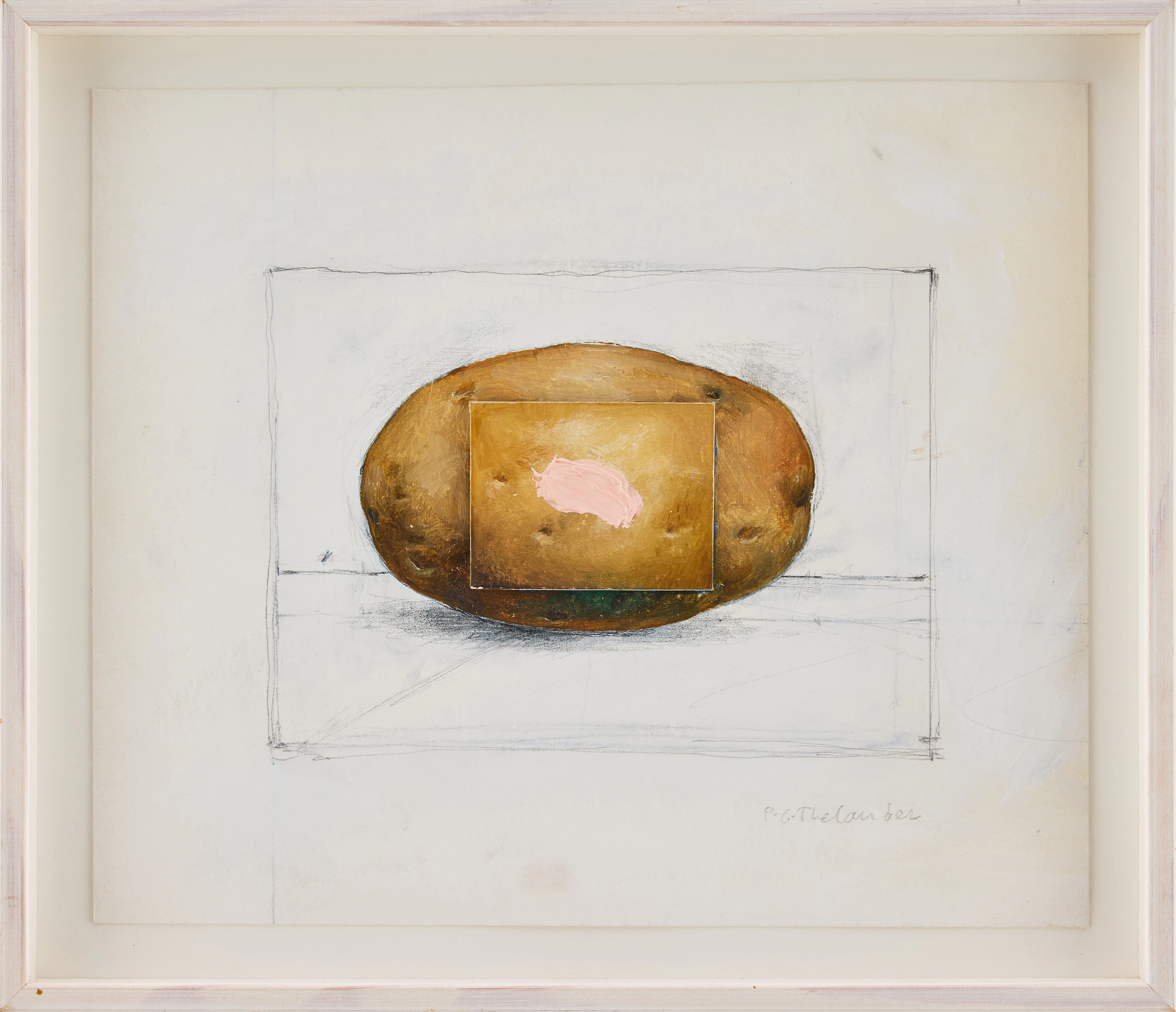 PG THELANDER. "Potatis med collage".