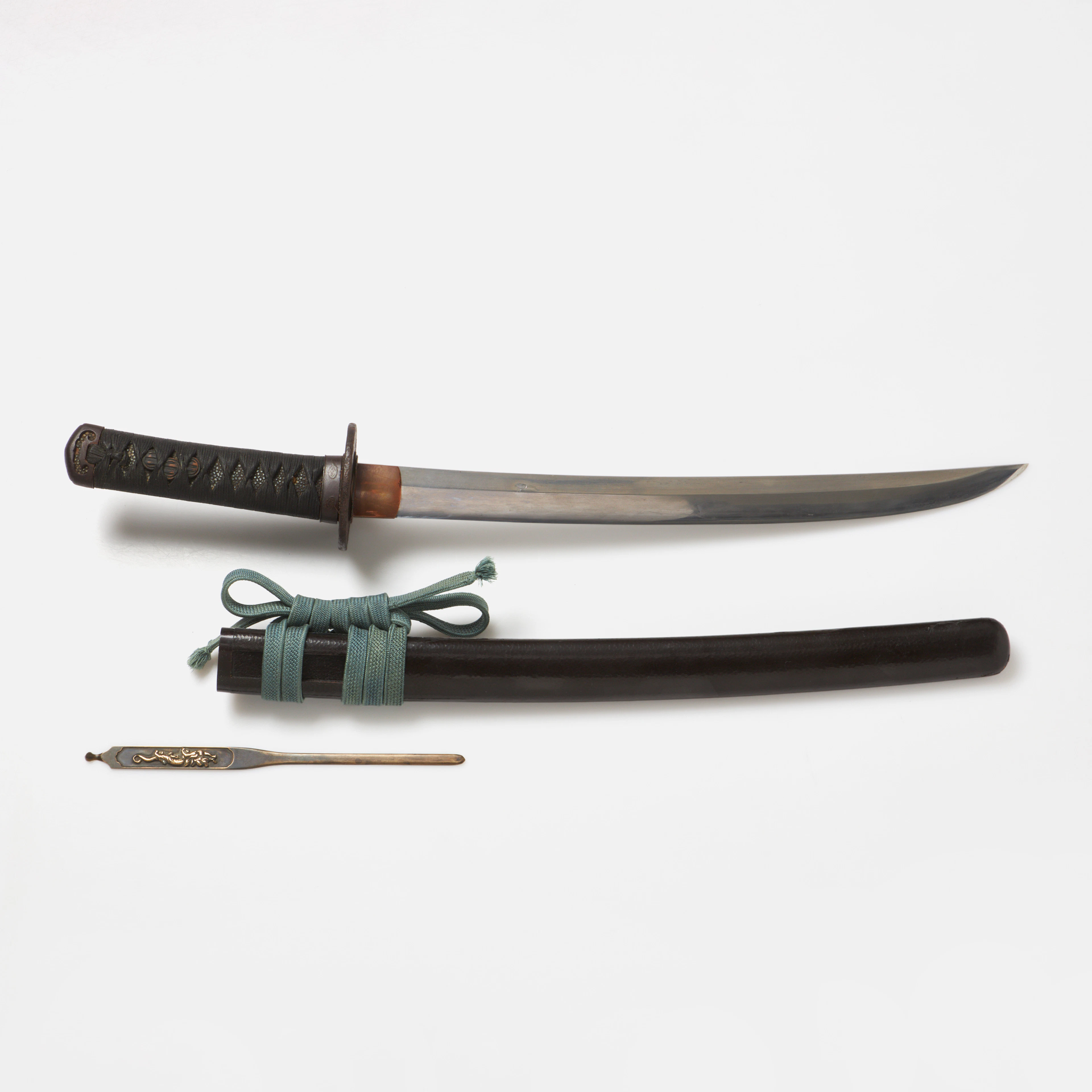 WAKIZASHI. japansk, mumei, tidig Edo (1603-1868) möjligen sen Muromachi