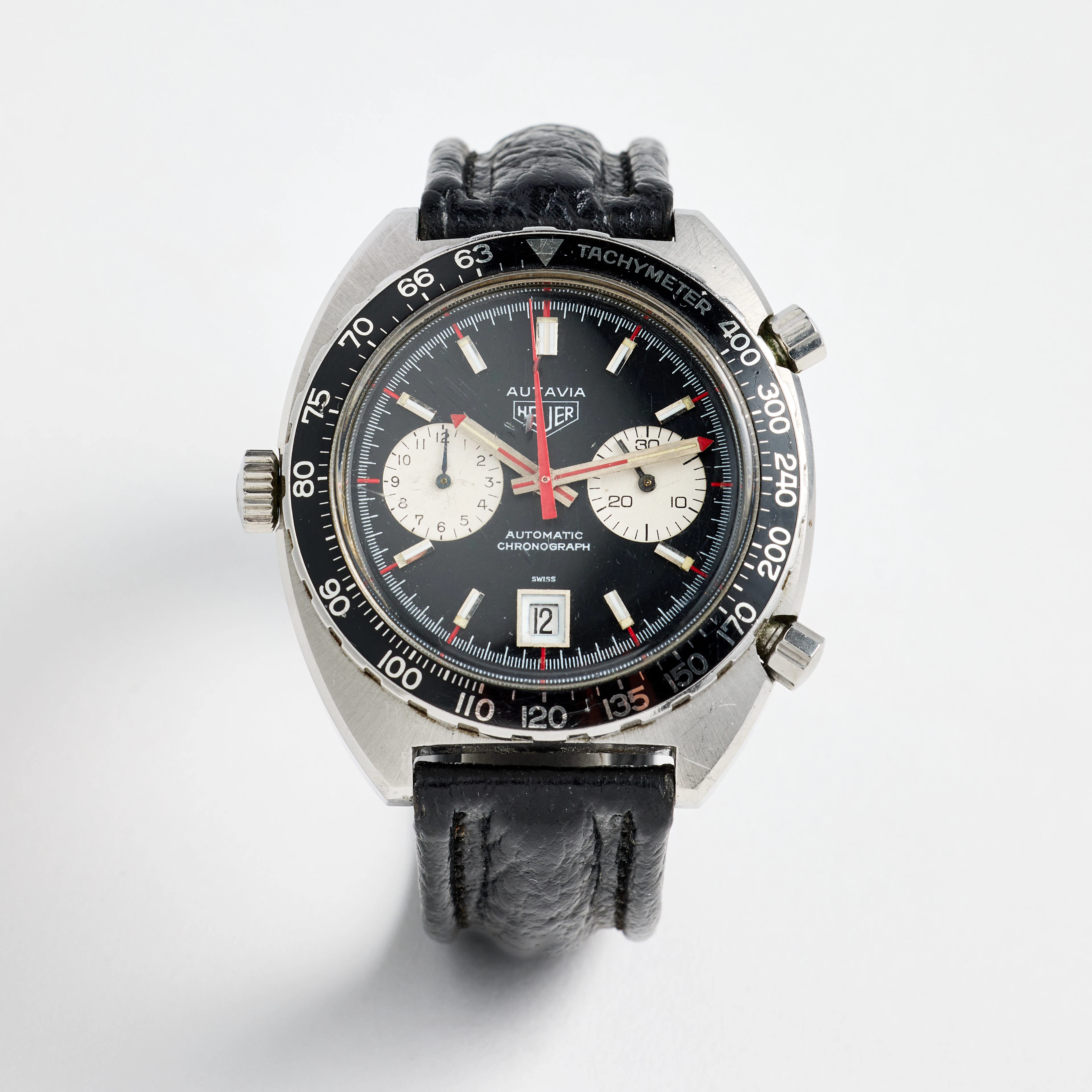 HEUER, Autavia, kronograf, armbandsur, 42 mm, stål, ca 1970.
