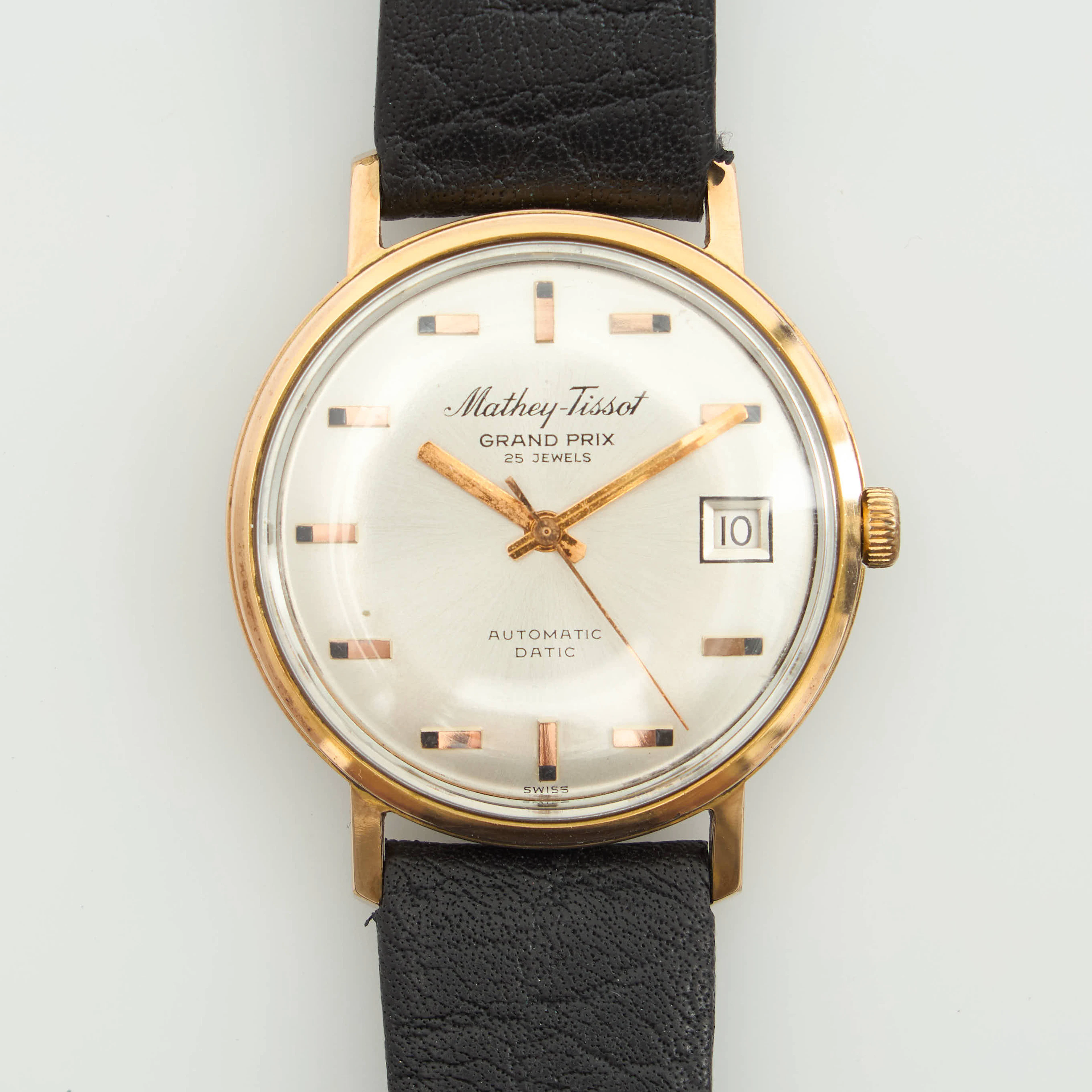 MATHEY-TISSOT, Grand Prix, armbandsur, automatisk, 34 mm, ca 1960-1970-tal.