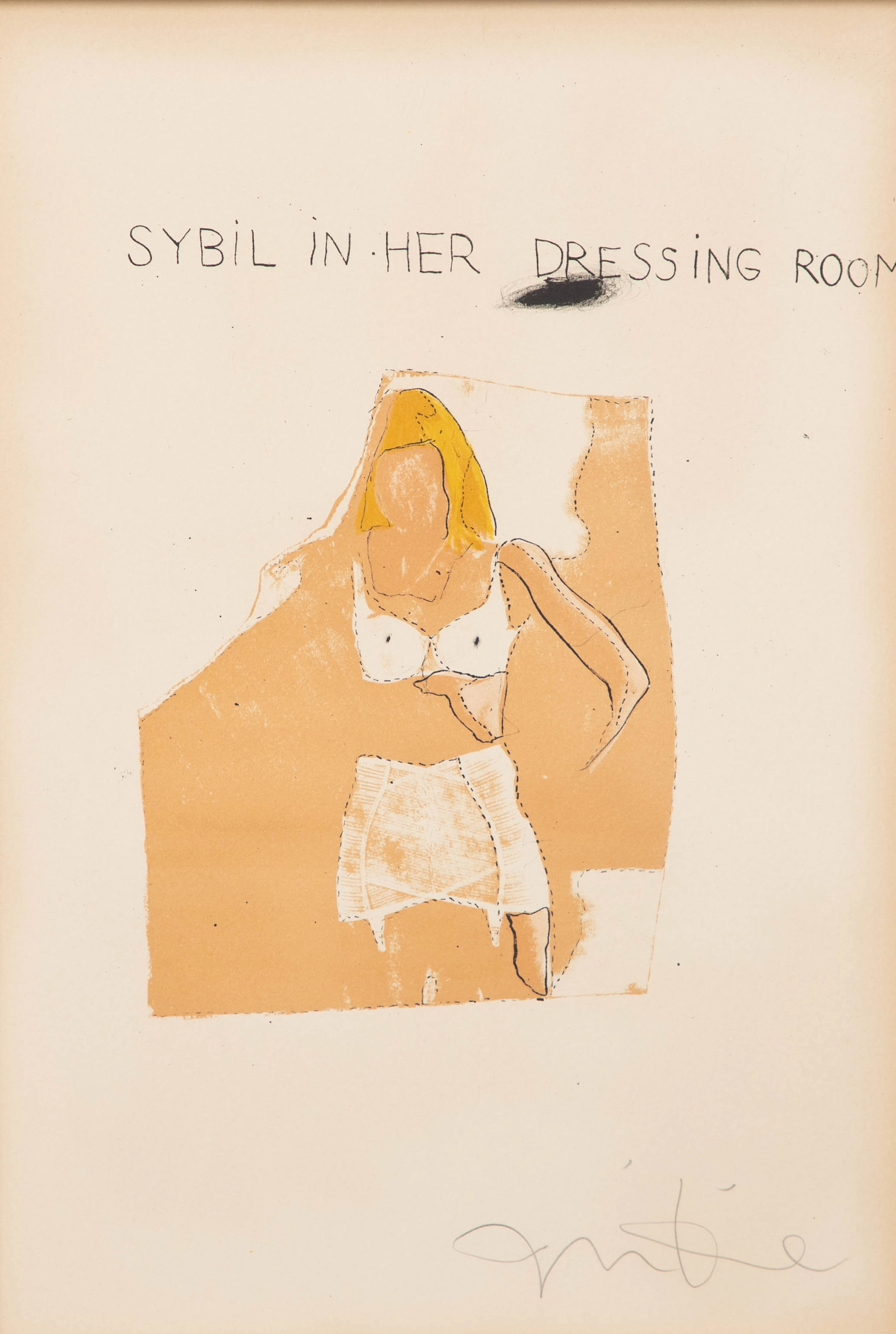 JIM DINE (GEB. 1935). Sybil in her dressing room.