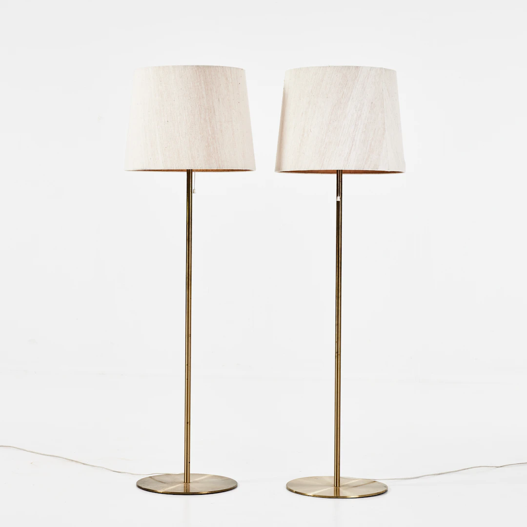 UNO & ÖSTEN KRISTIANSSON. Golvlampor, ett par, Luxus, Vittsjö, 1960-tal