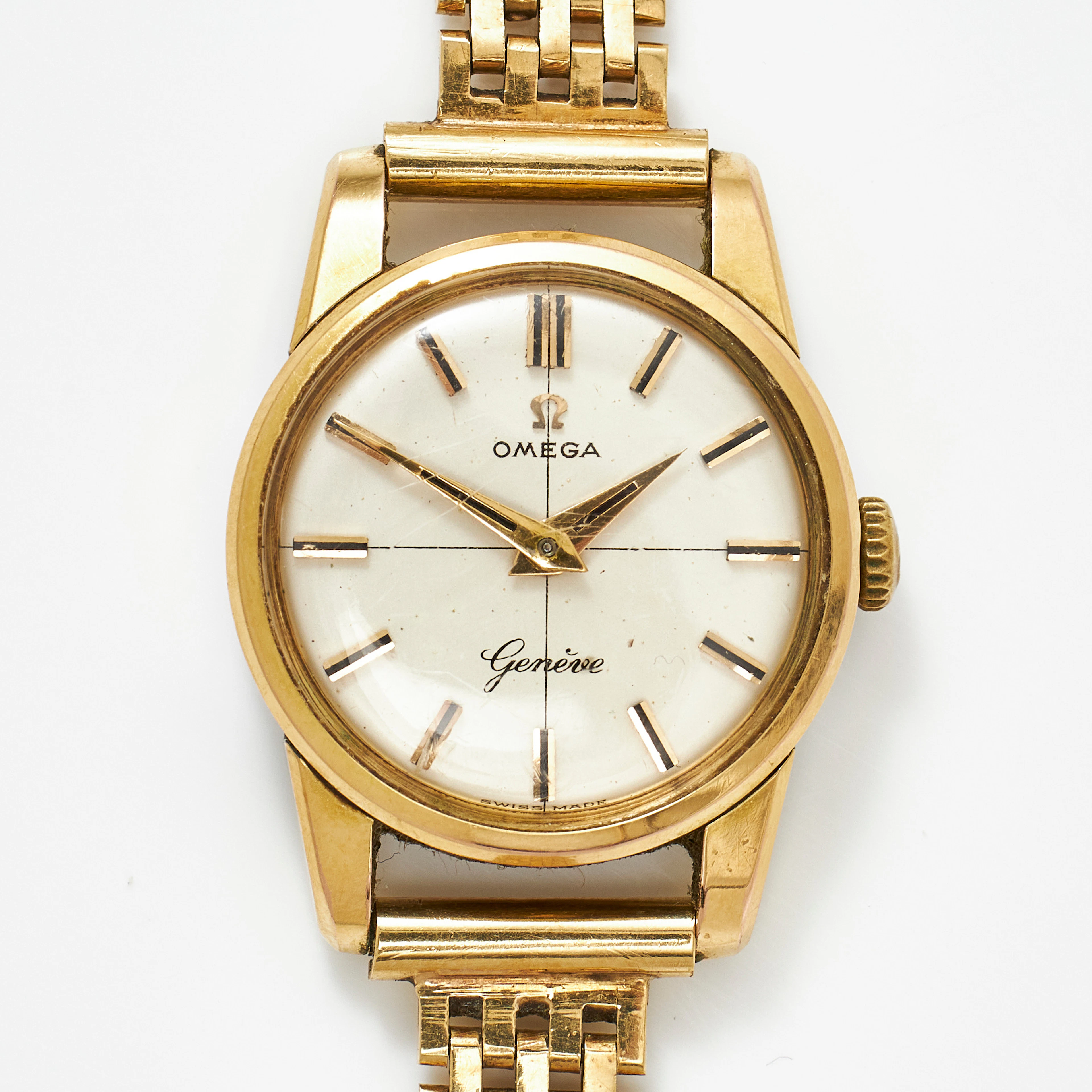 OMEGA, Genève, armbandsur, 21,3 mm, doublé (20 micron), ca 1962.
