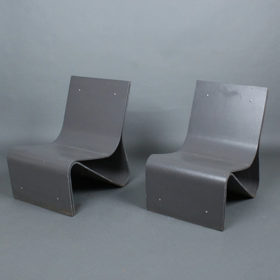 JULIA VON SPONECK. Paar Relax-Sessel / Liegen / Garden Chairs Swisspearl