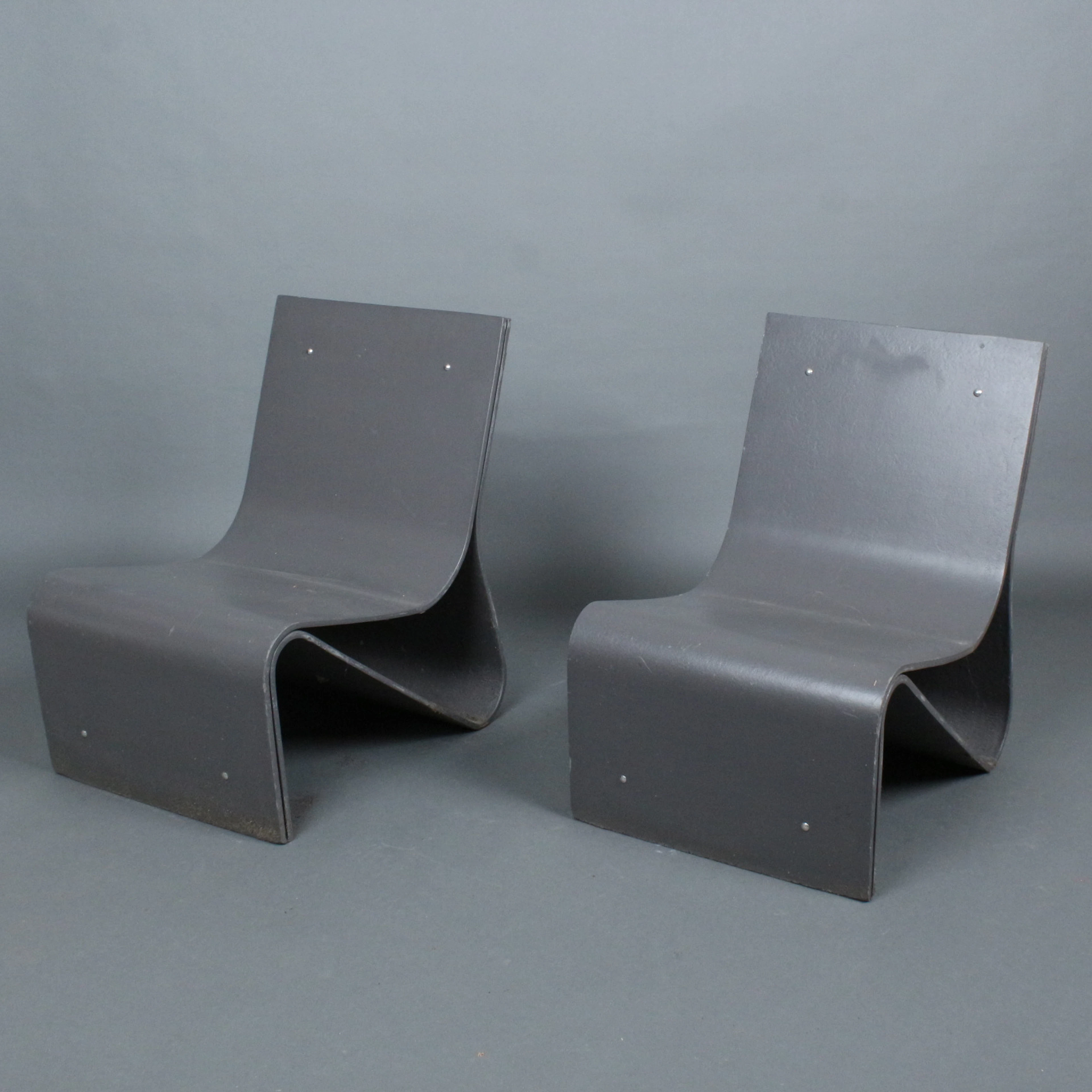 JULIA VON SPONECK. Paar Relax-Sessel / Liegen / Garden Chairs Swisspearl
