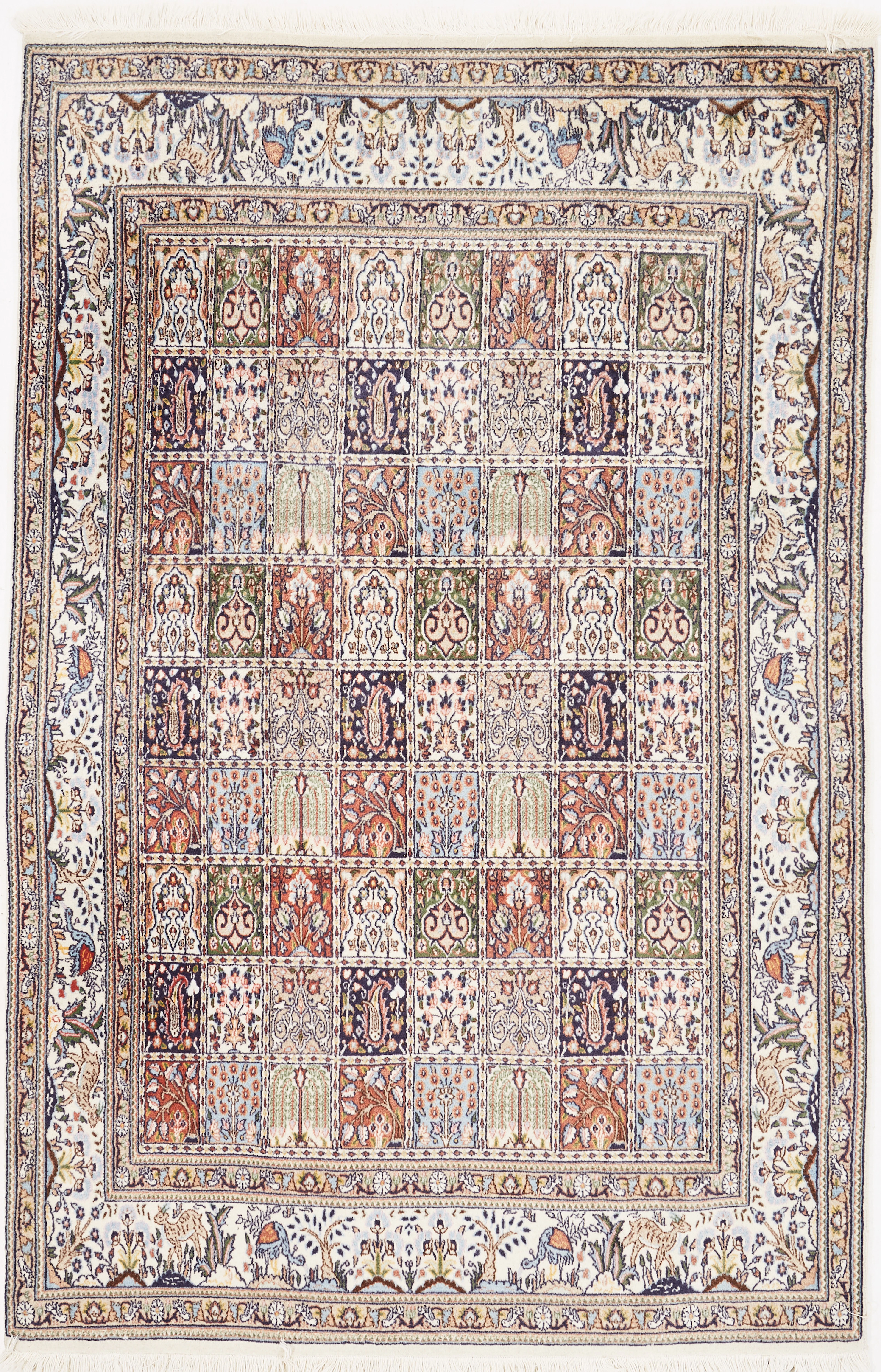 ORIENTMATTA, trädgårdsmönster, ca 245x160 cm.