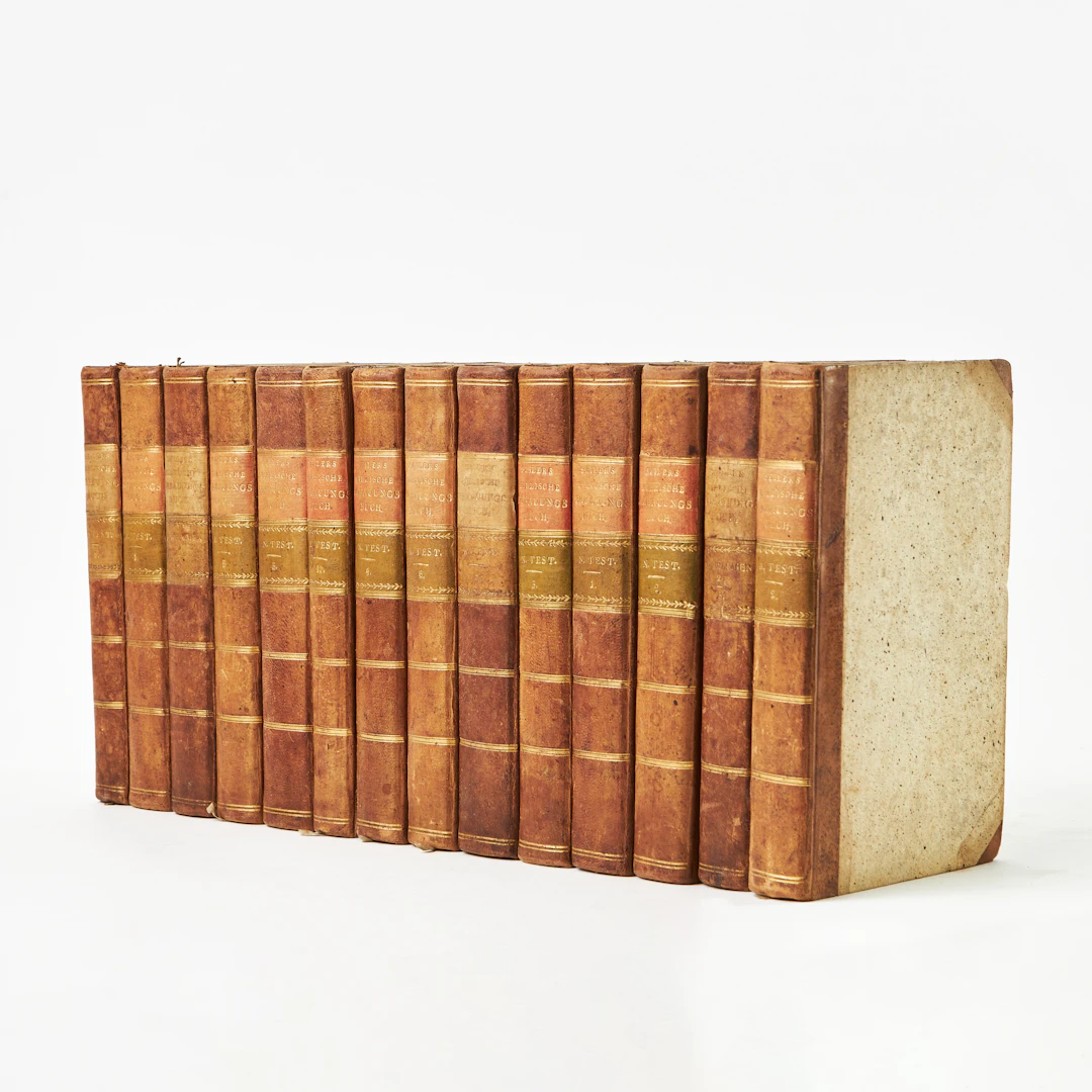 SEILERS BIBLISCHE ERBAUUNGSBUCH, 14 volymer, 1790-1800.