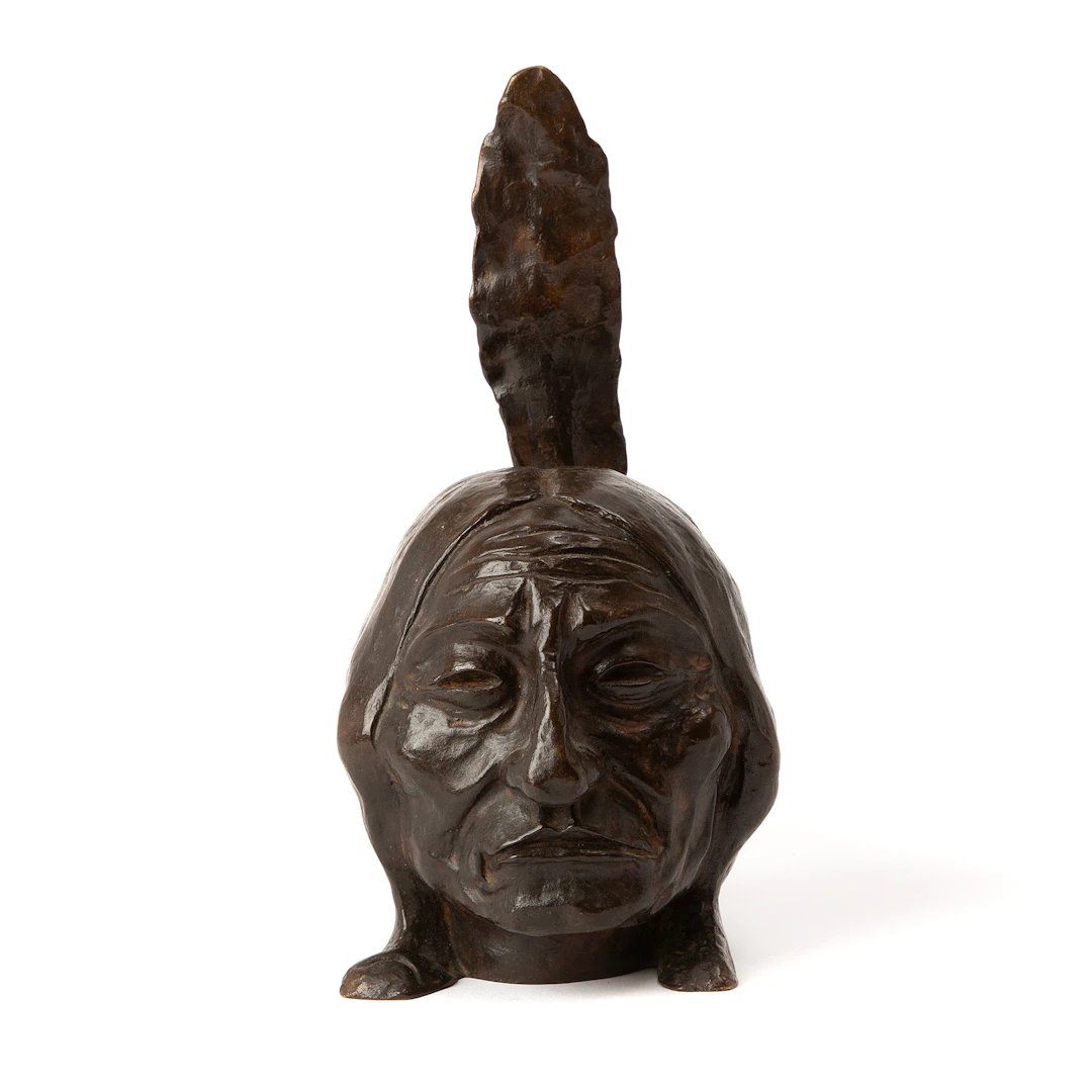 EINAR MALM. "Sitting Bull".