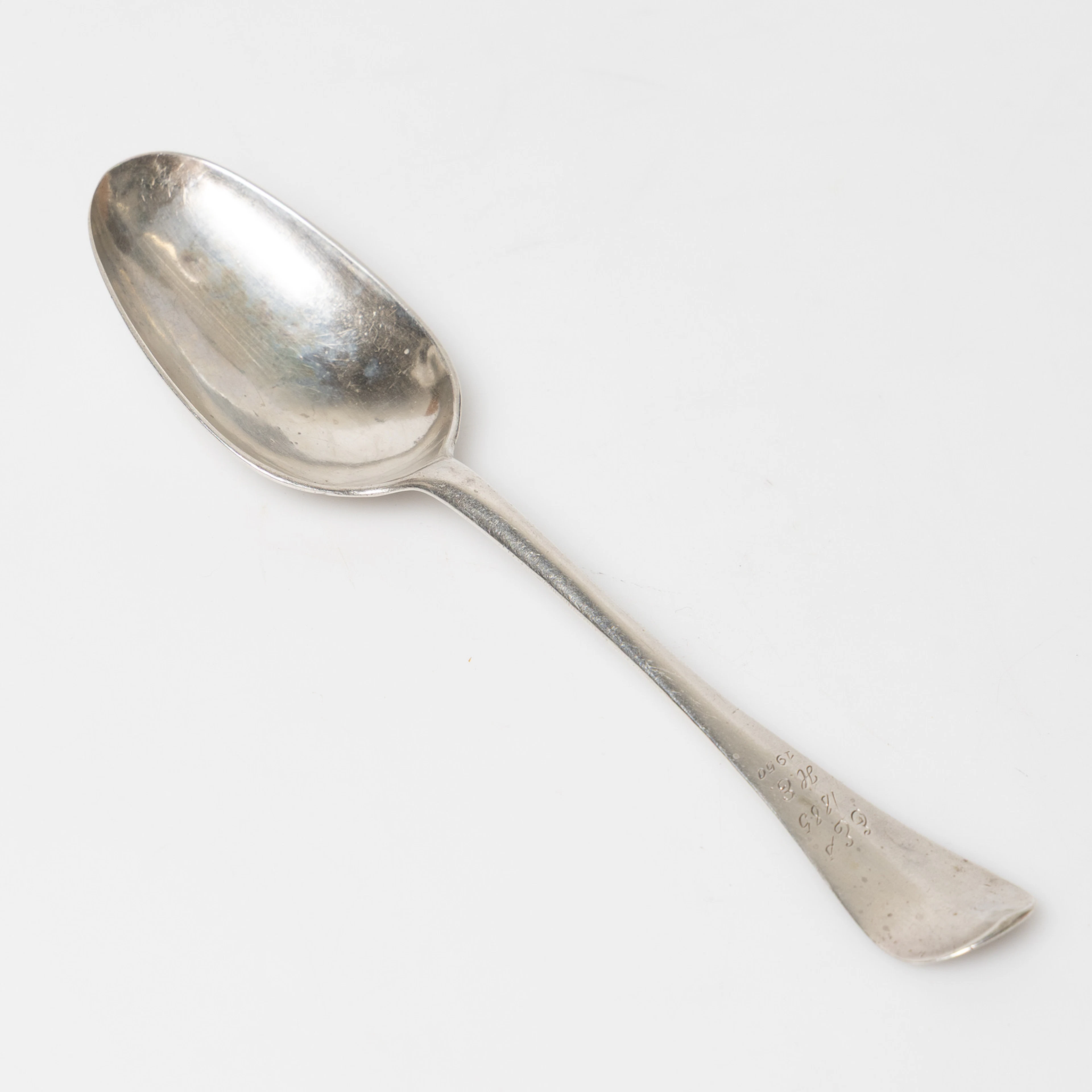 JOHAN WENNERWALL, sked, silver. Göteborg 1740-50-tal.