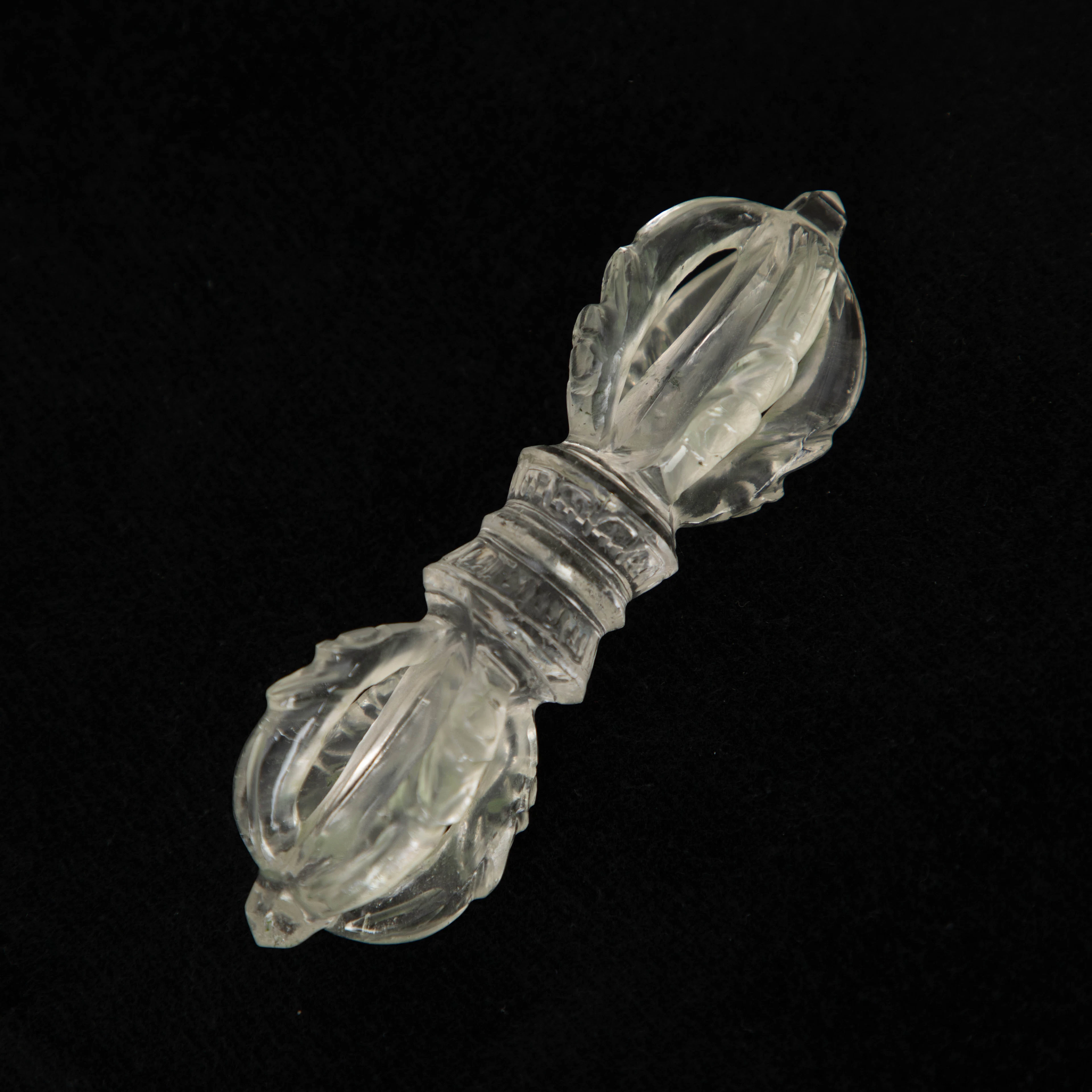 Donnerkeil Vajra, Bergkristall, Tibet, 20. Jh.
