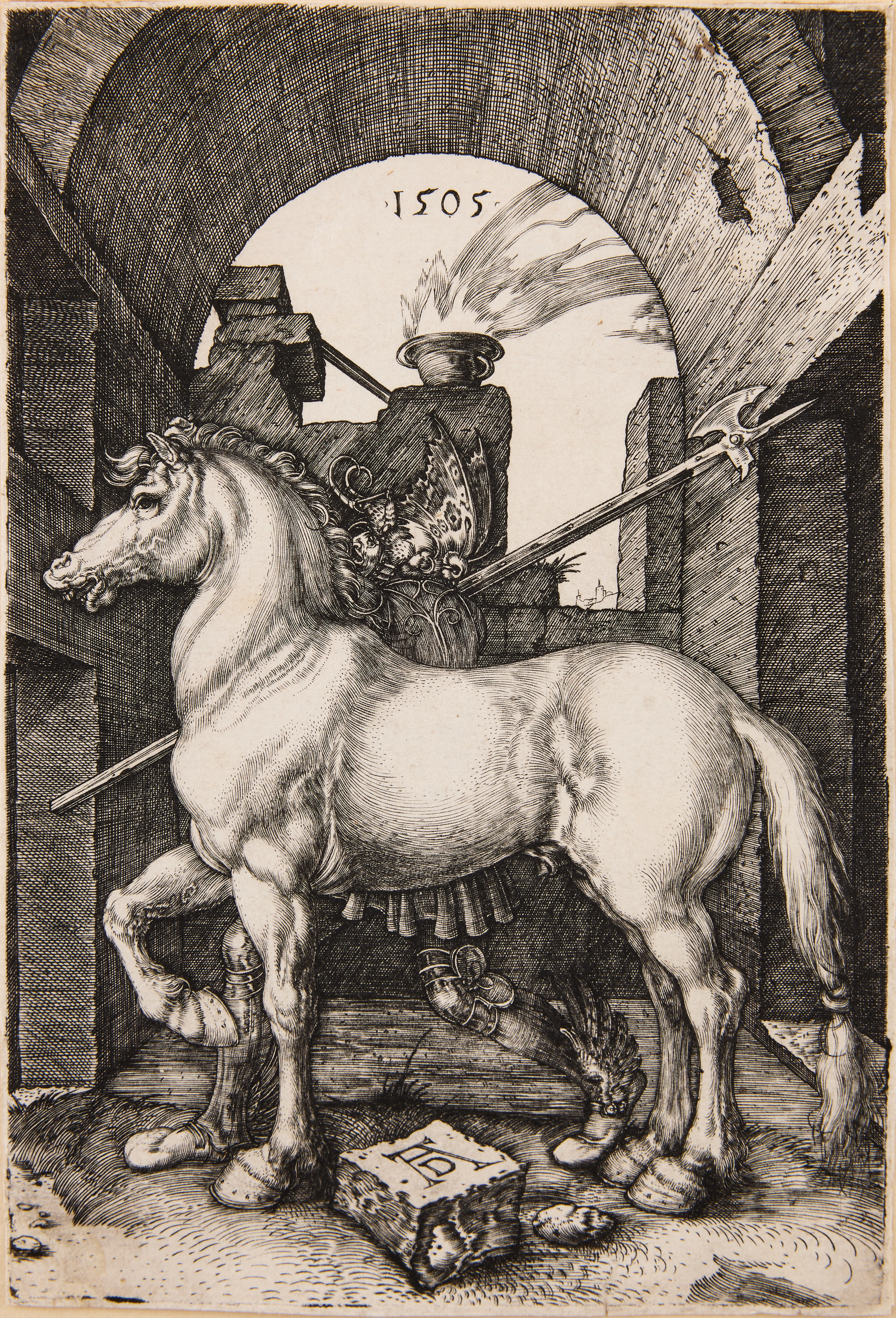 ALBRECHT DÜRER (GERMANY 1471-1528). "The Small Horse".