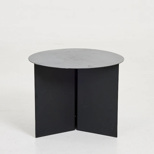 SIDOBORD, "Slit Table", samtida, stål, HAY.