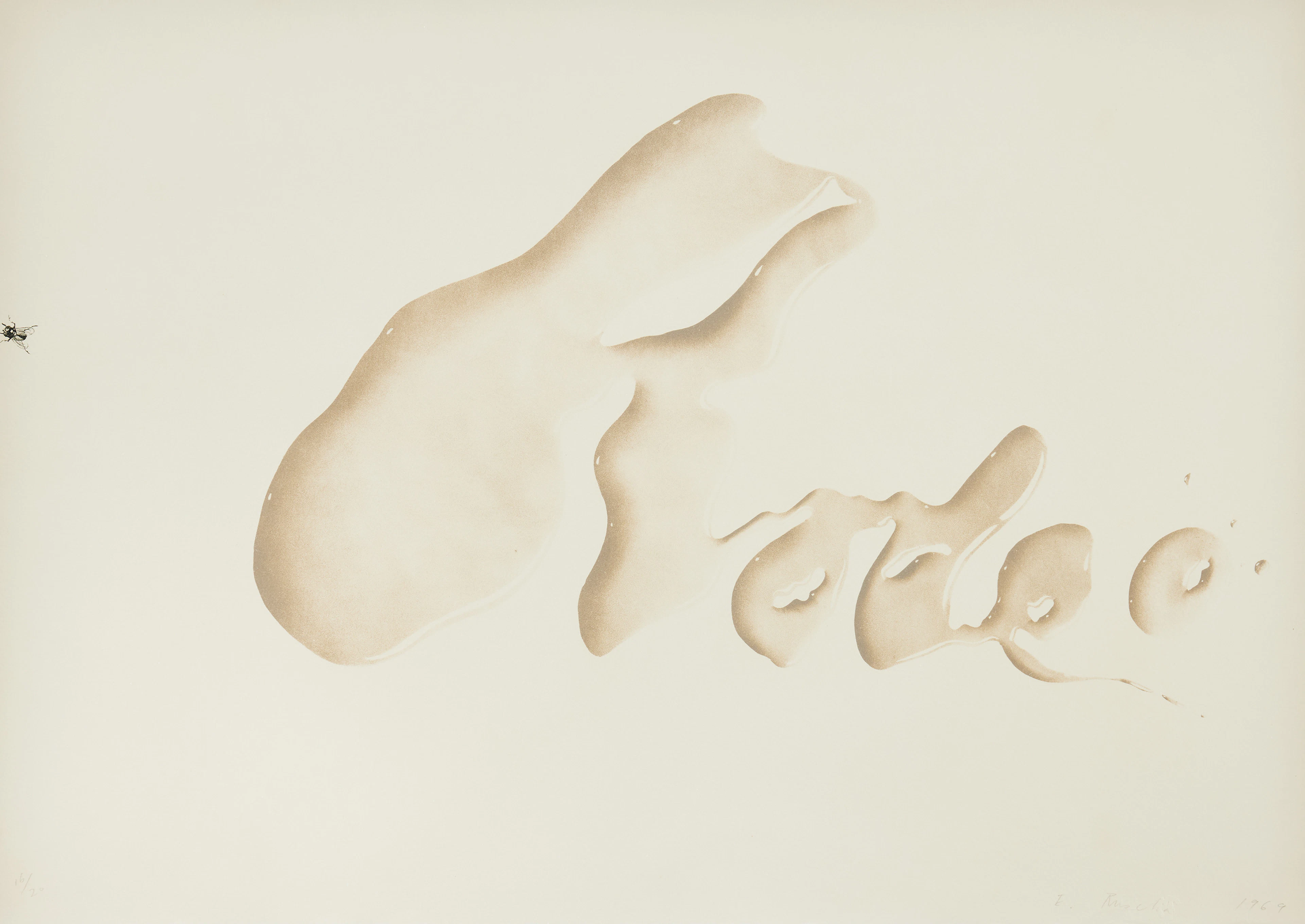 ED RUSCHA (USA, BORN 1937). "Rodeo".