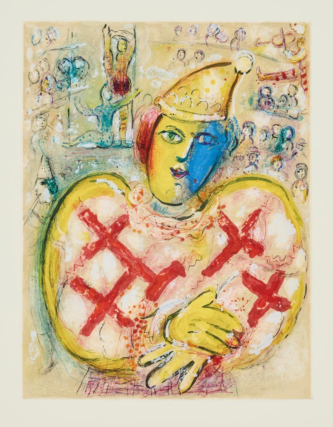 MARC CHAGALL. "Le Cirque", pl. 10.
