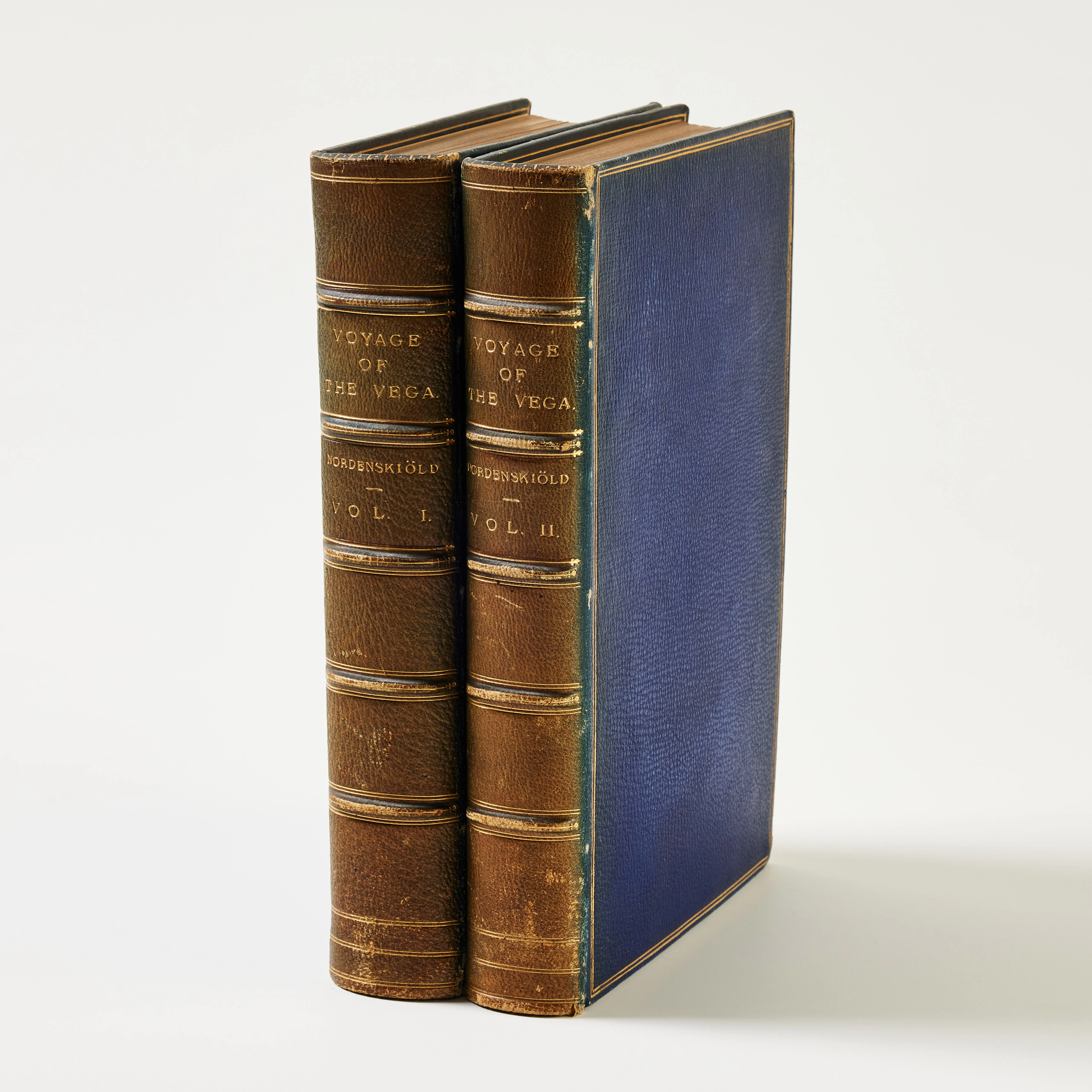 ORDENSKIÖLDS THE VOYAGE OF THE VEGA MED DEDIKATION TILL LOUIS PALANDER.