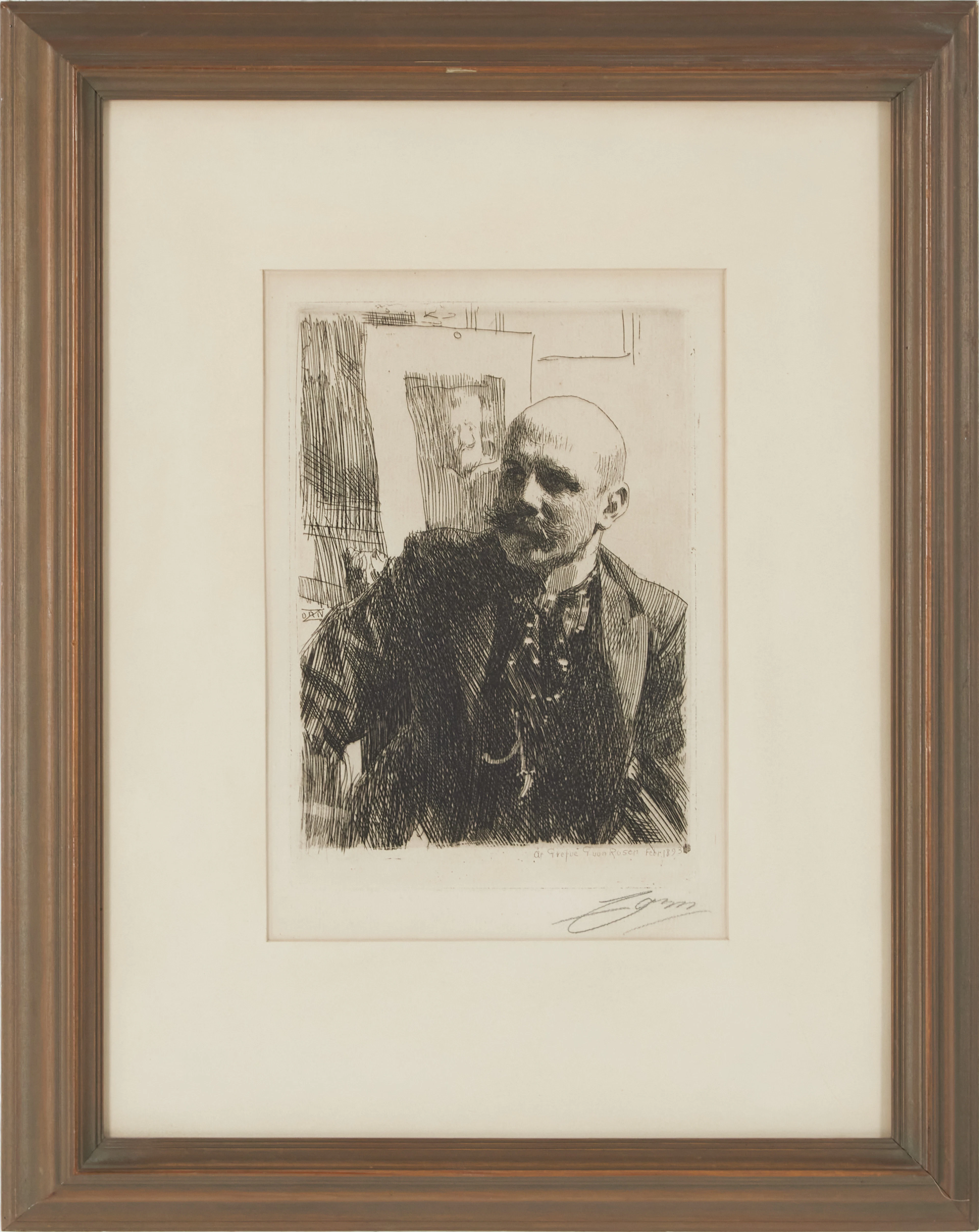 ANDERS ZORN. "Georg von Rosen".
