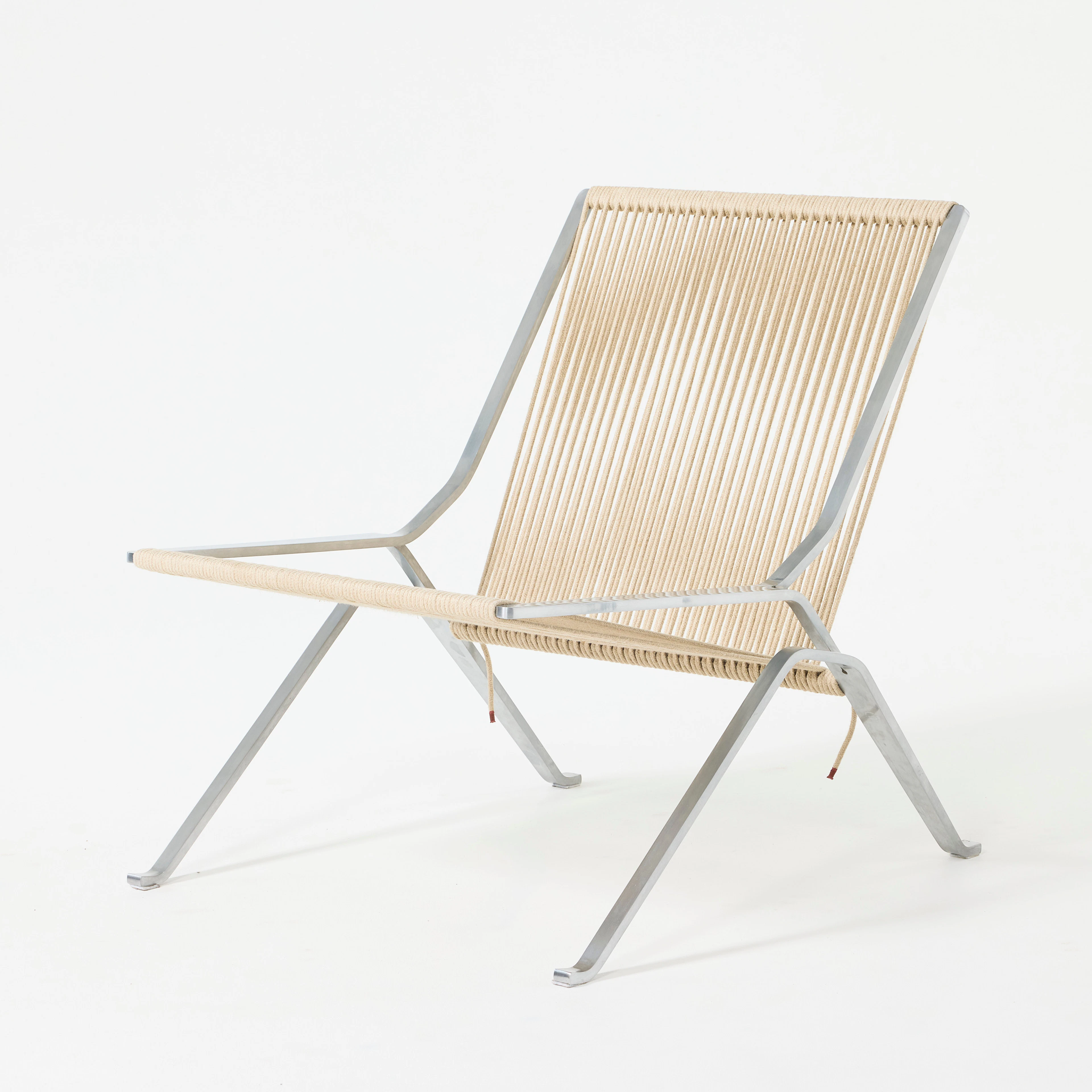 POUL KJAERHOLM. ”PK25", fåtölj, Fritz Hansen, Danmark 2001, förkromat