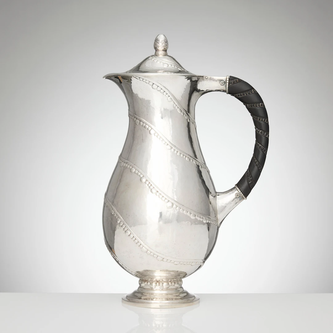 JOHAN ROHDE. Kanna, silver, Kunglig Hovleverantör A. Dragsted, Köpenhamn 1917.