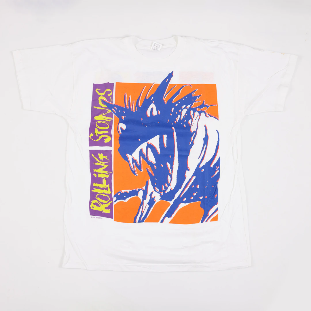 ROLLING STONES, "Europe 1990", konsert/turné t-shirt.