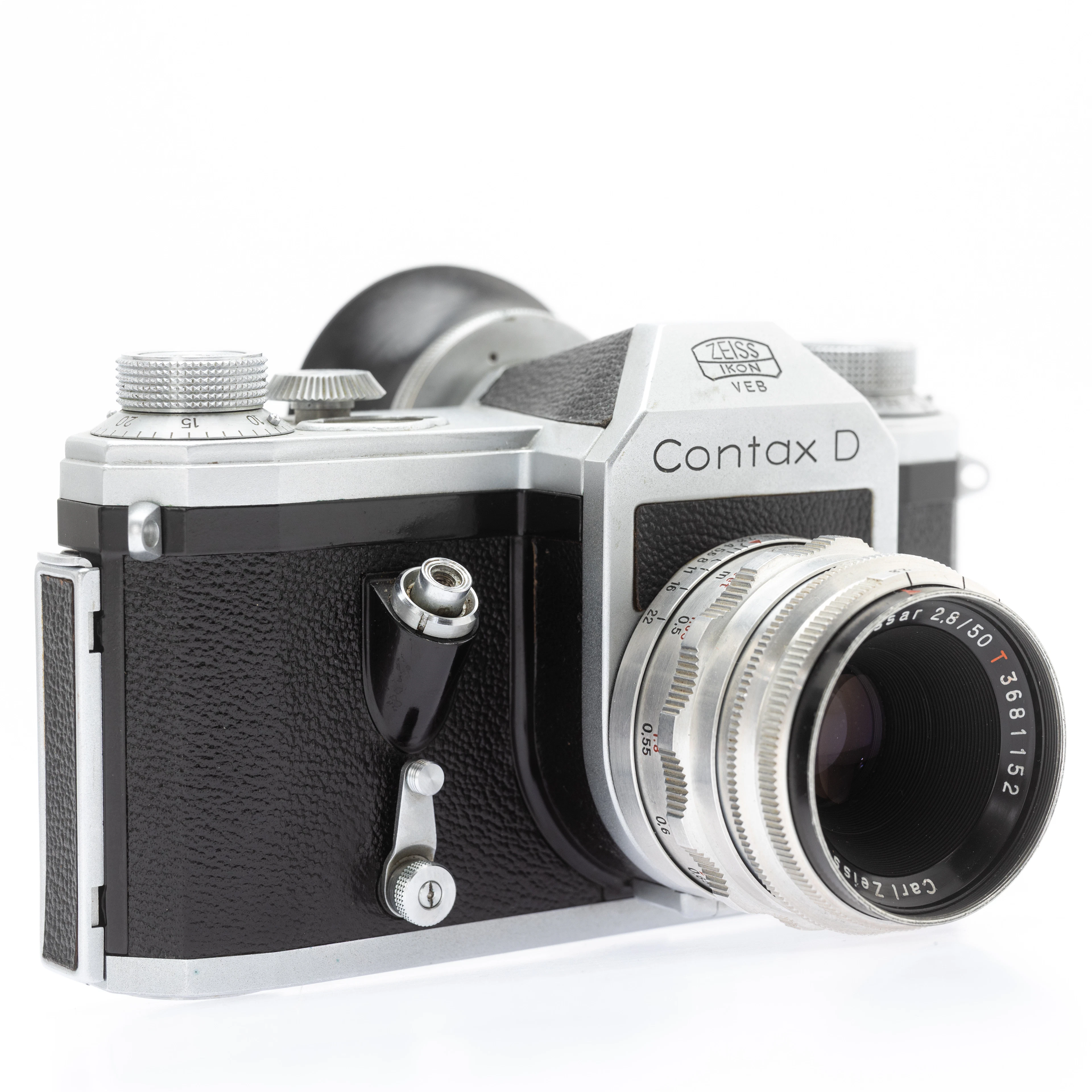 Contax D ( SN 5024152 ) mit Carl Zeiss Jena Tessar 1:2,8 / 50mm T