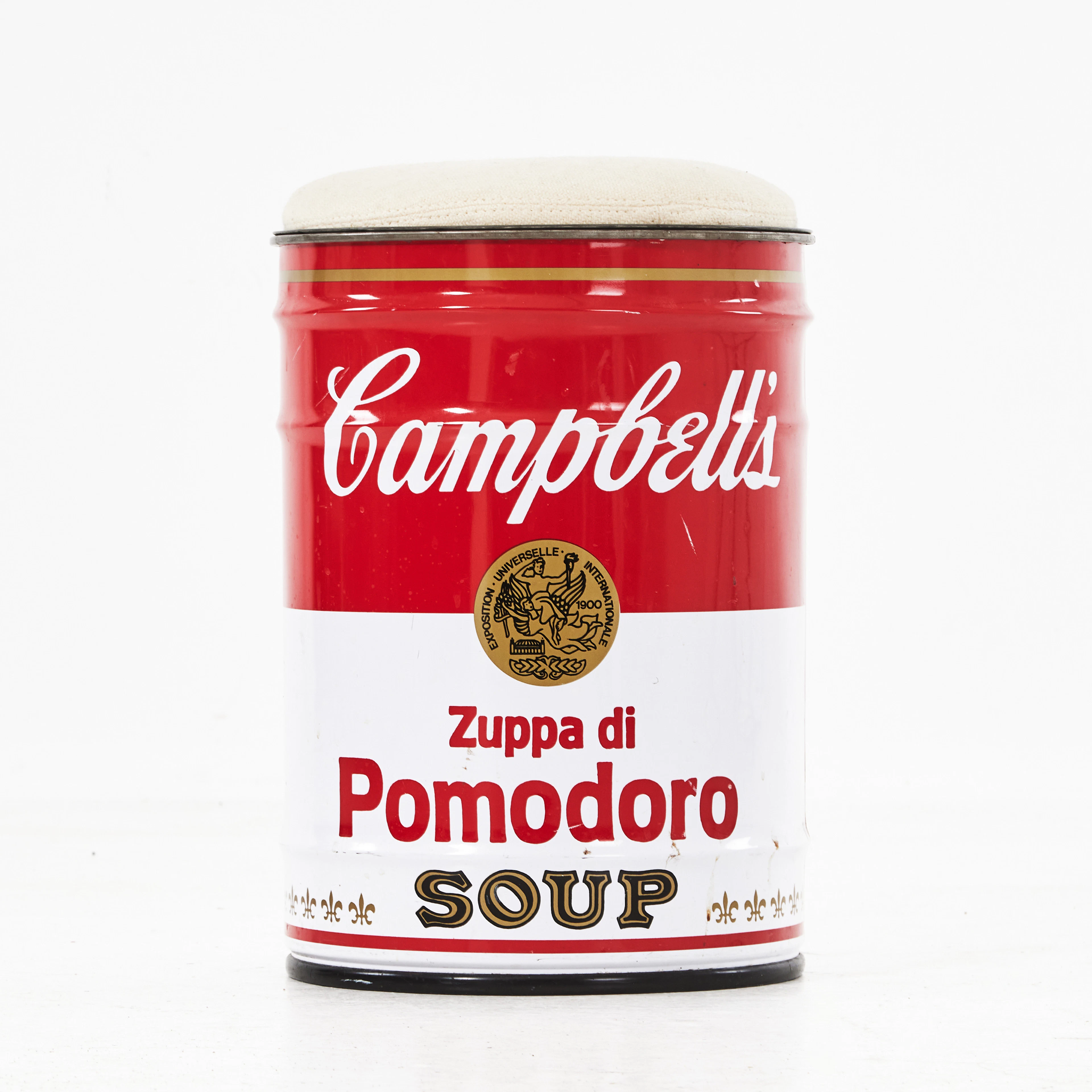 SIMON GAVINA. pall, "Omaggio ad Andy Warhol", locket märkt Ultramobile