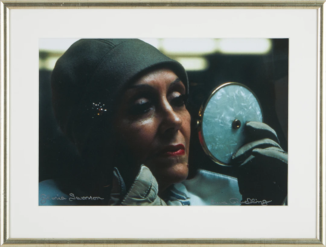 EWA RUDLING. "Gloria Swanson", C-print, signerad.