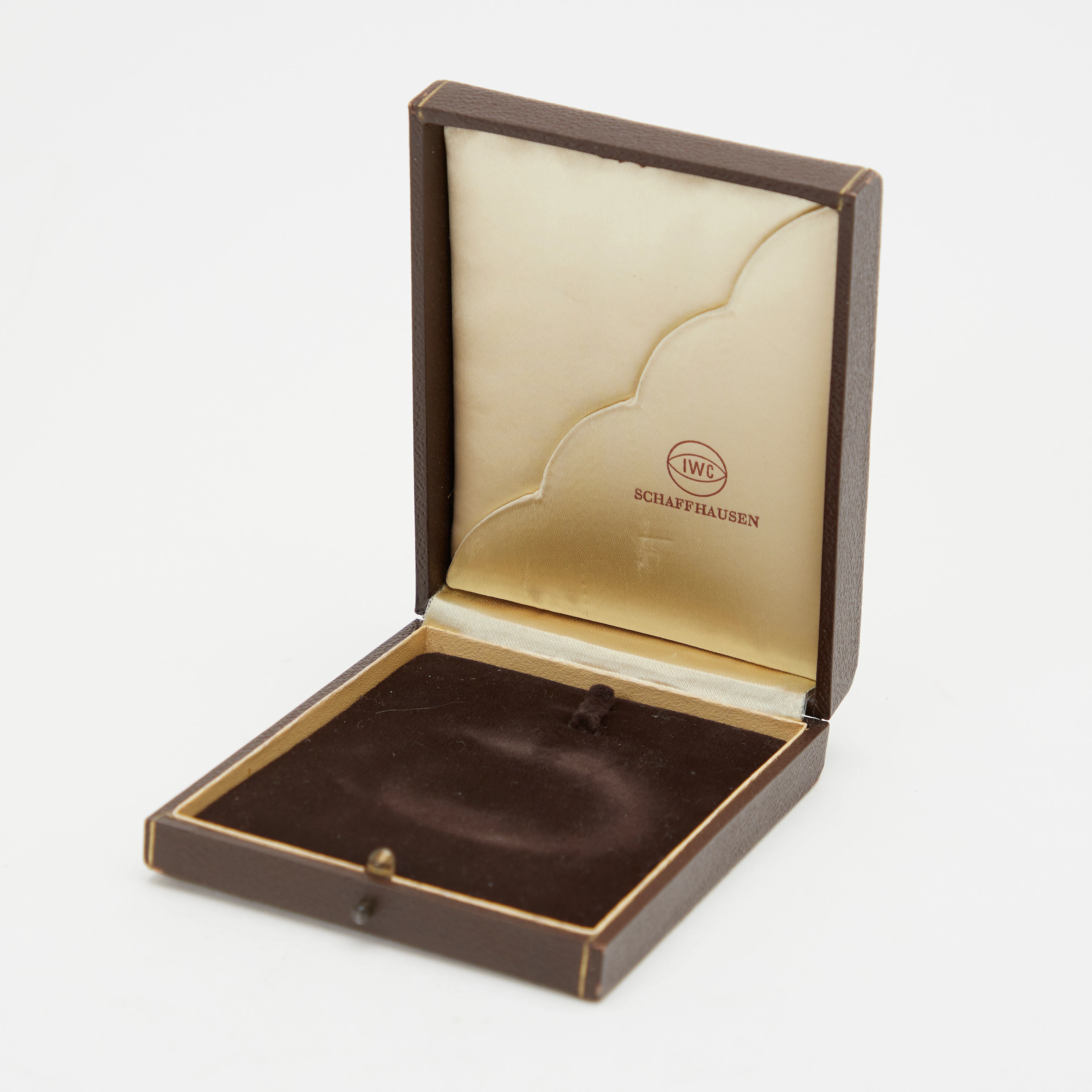 IWC SCHAFFHAUSEN. Taschenuhren-Box, 20. Jahrhundert, Schweiz.