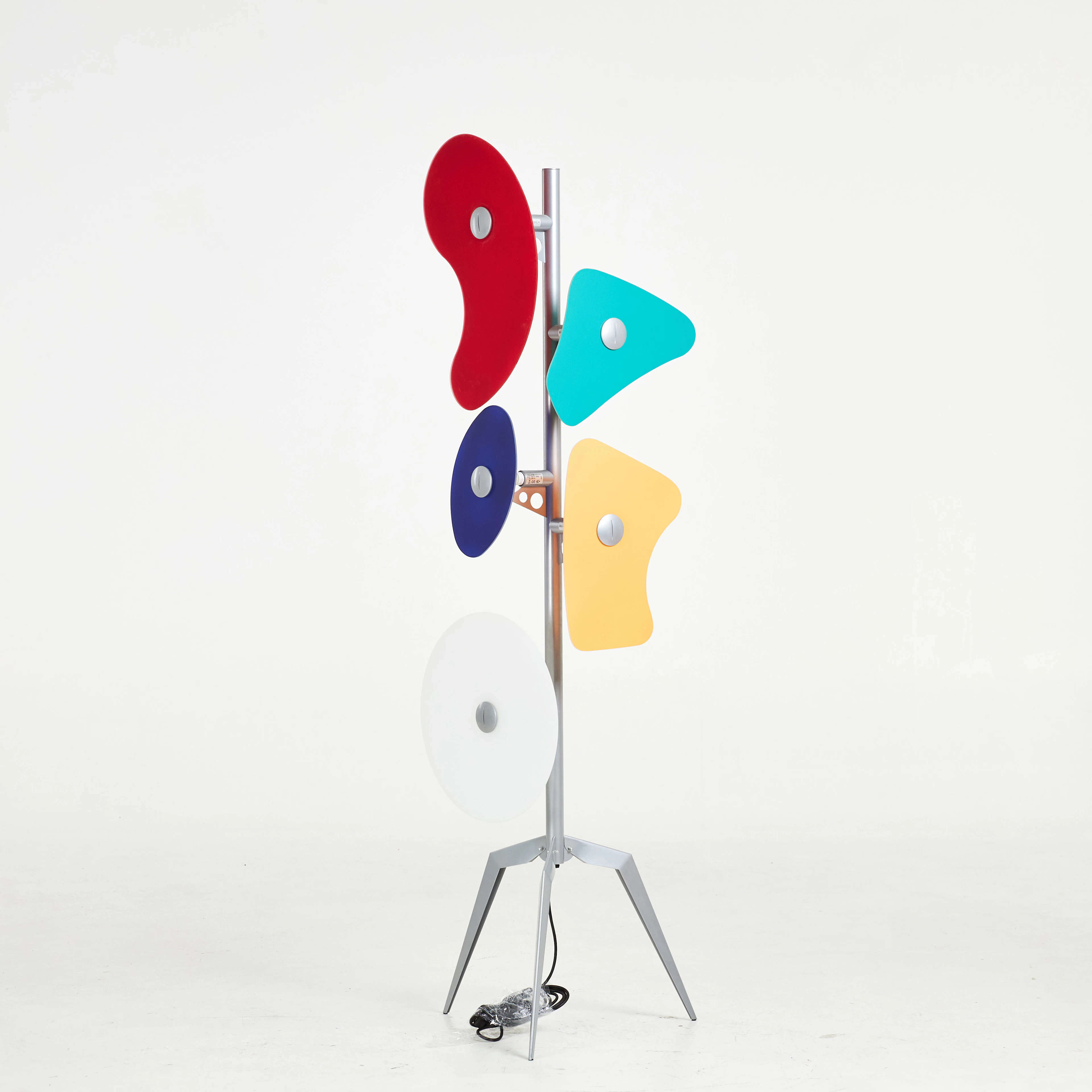 FERRUCCIO LAVIANI. GOLVLAMPA, "Orbital", för Foscarini, Italien, polykroma