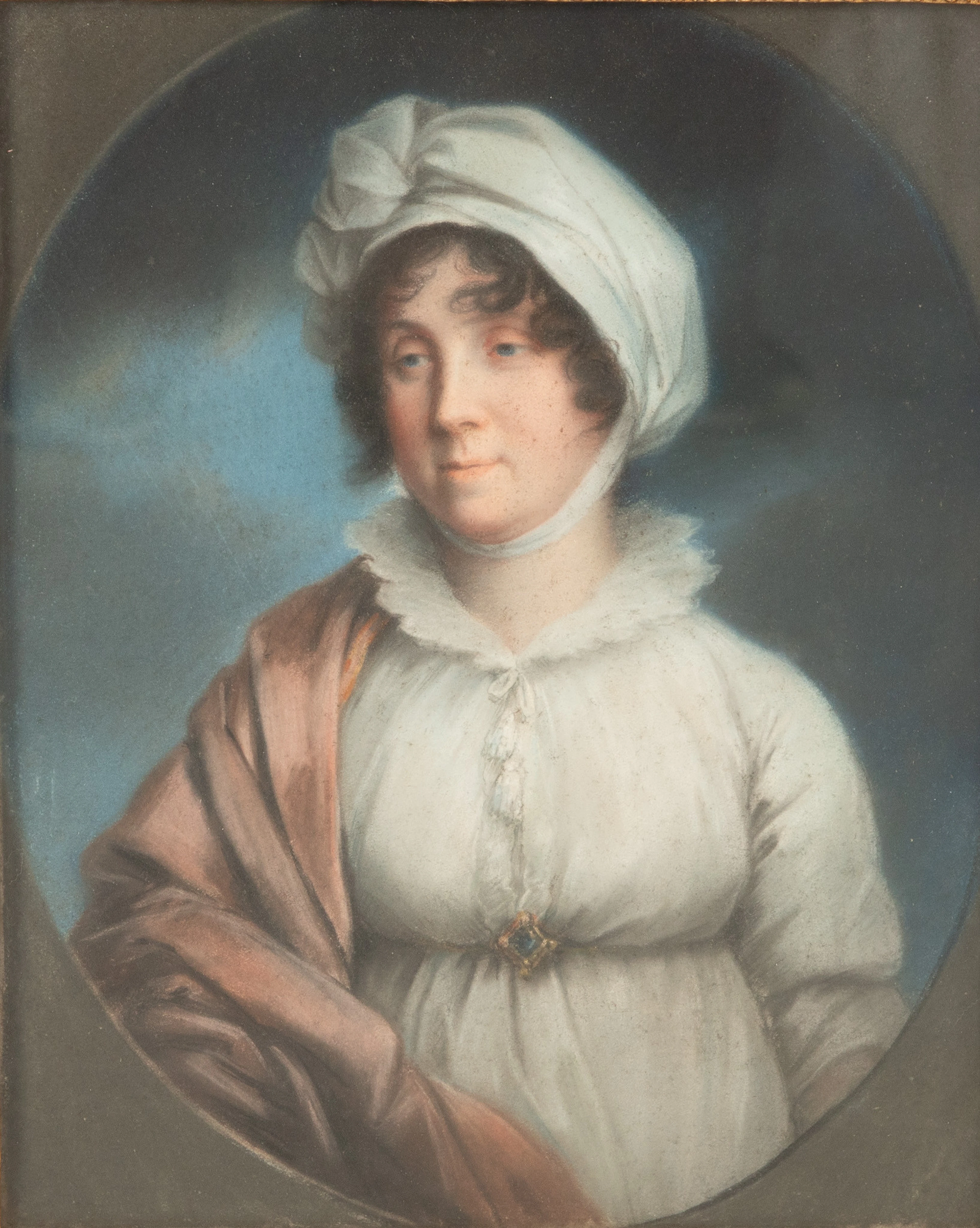 UNBEKANNTER PORTRAITMALER DES 19. JAHRHUNDERTS. Portrait Amalie, Markgräfin