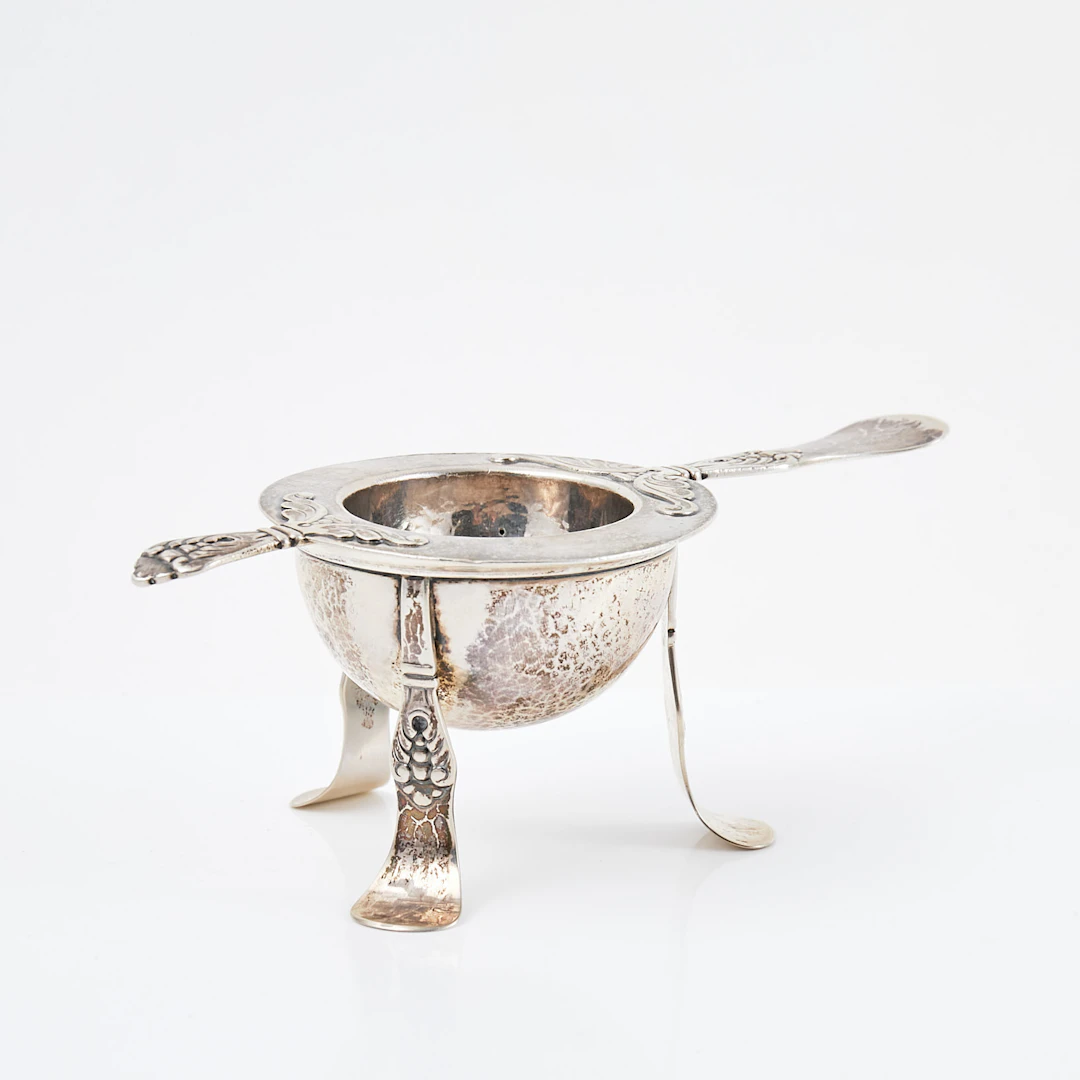 TESIL med STÄLL, silver, Christian F. Heise (1904-1932), Danmark.