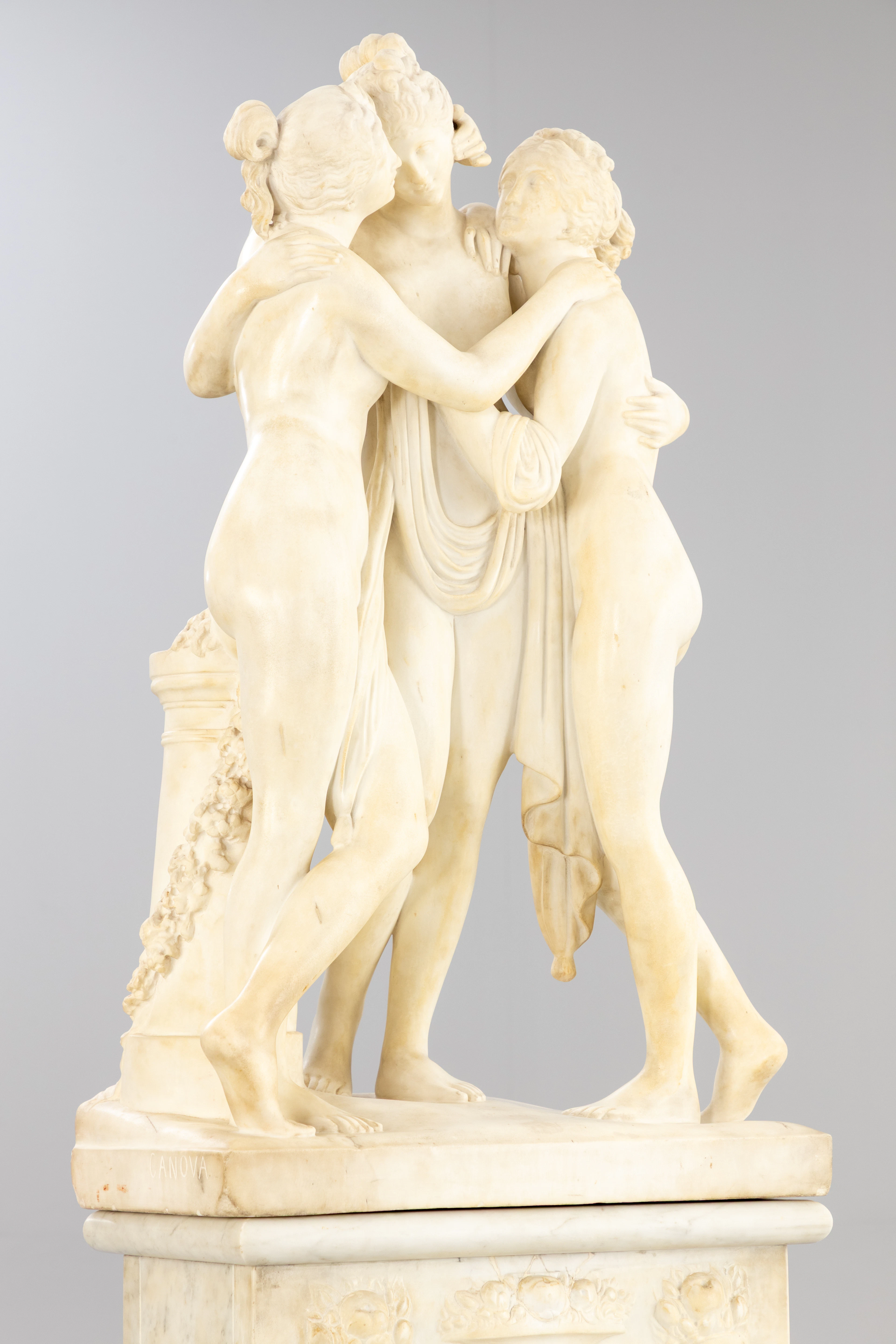 ANTONIO CANOVA (1757-1822), NACH. 'Die drei Grazien'.