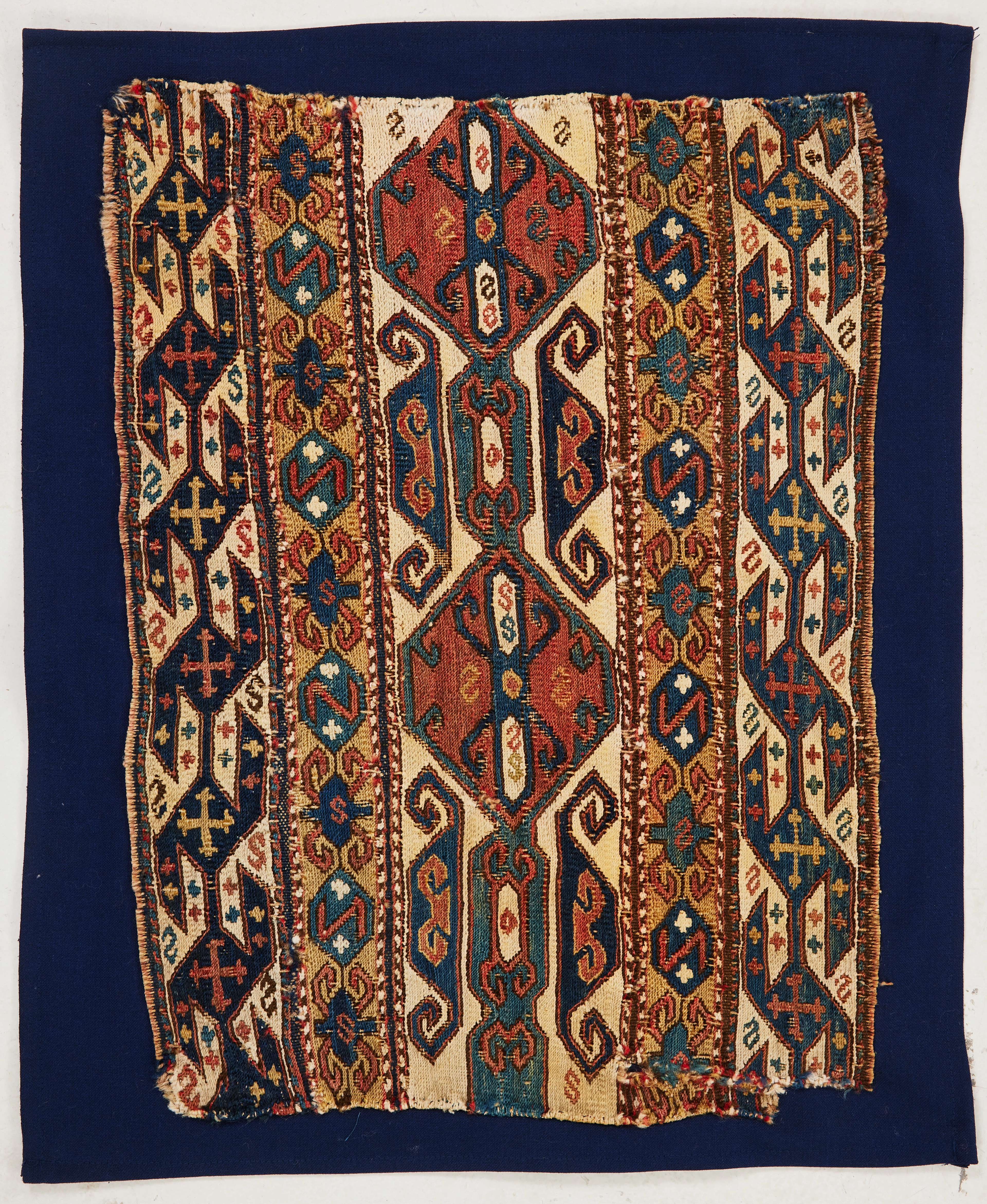 SOUMAK. Väskframsida, ca 1850-tal.