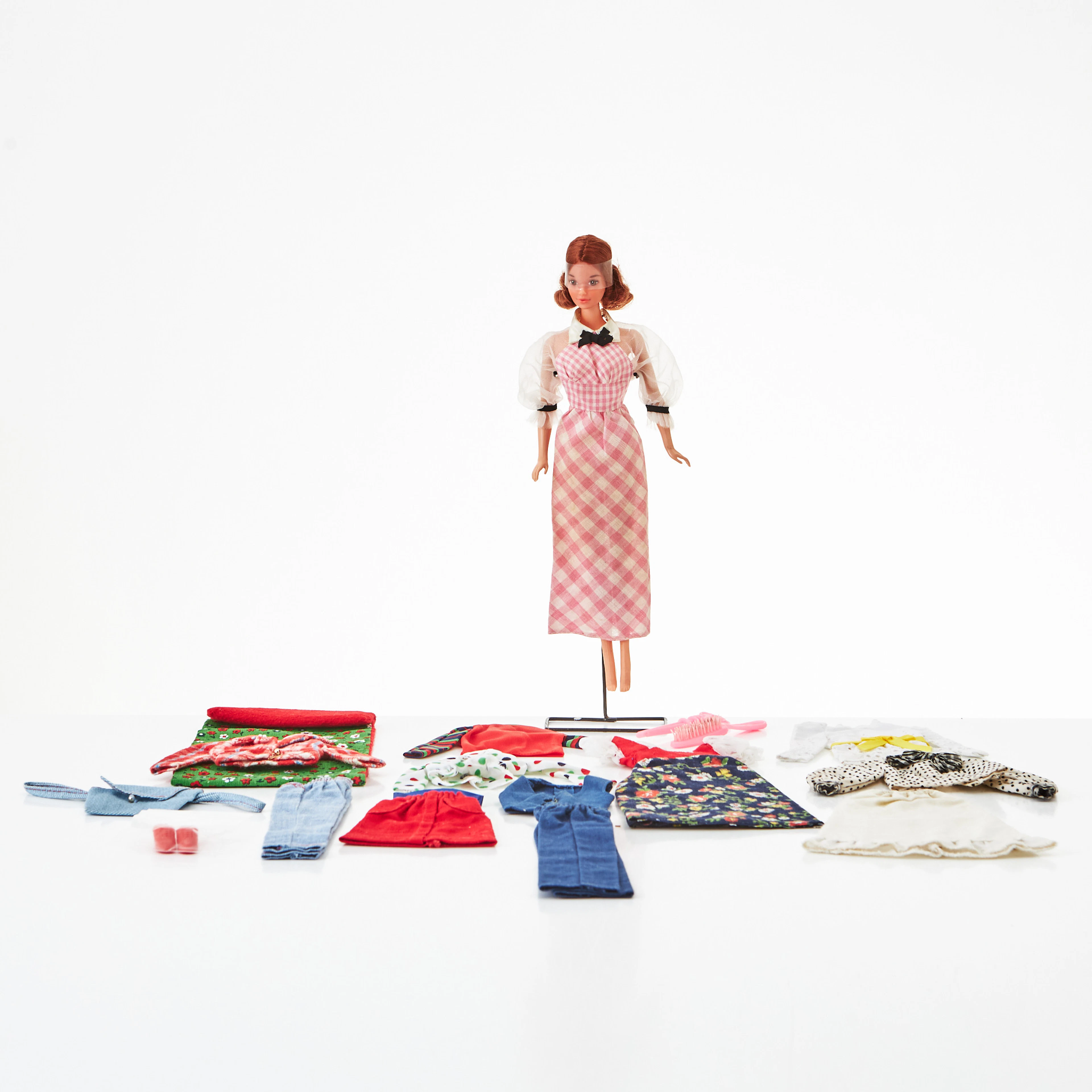KELLEY, #4221 Quick Curl BL TNT Red Curled Hair, OUTFITS, (4), (1973-1976)