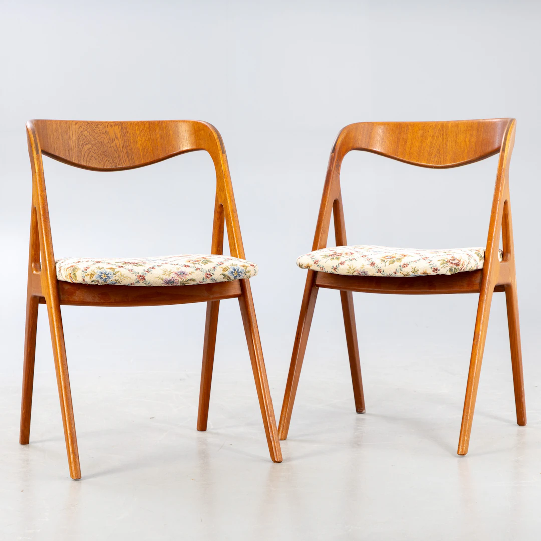 Vamo, Sønderborg, zwei Stühle, Dänemark, 1960er Jahre (2).