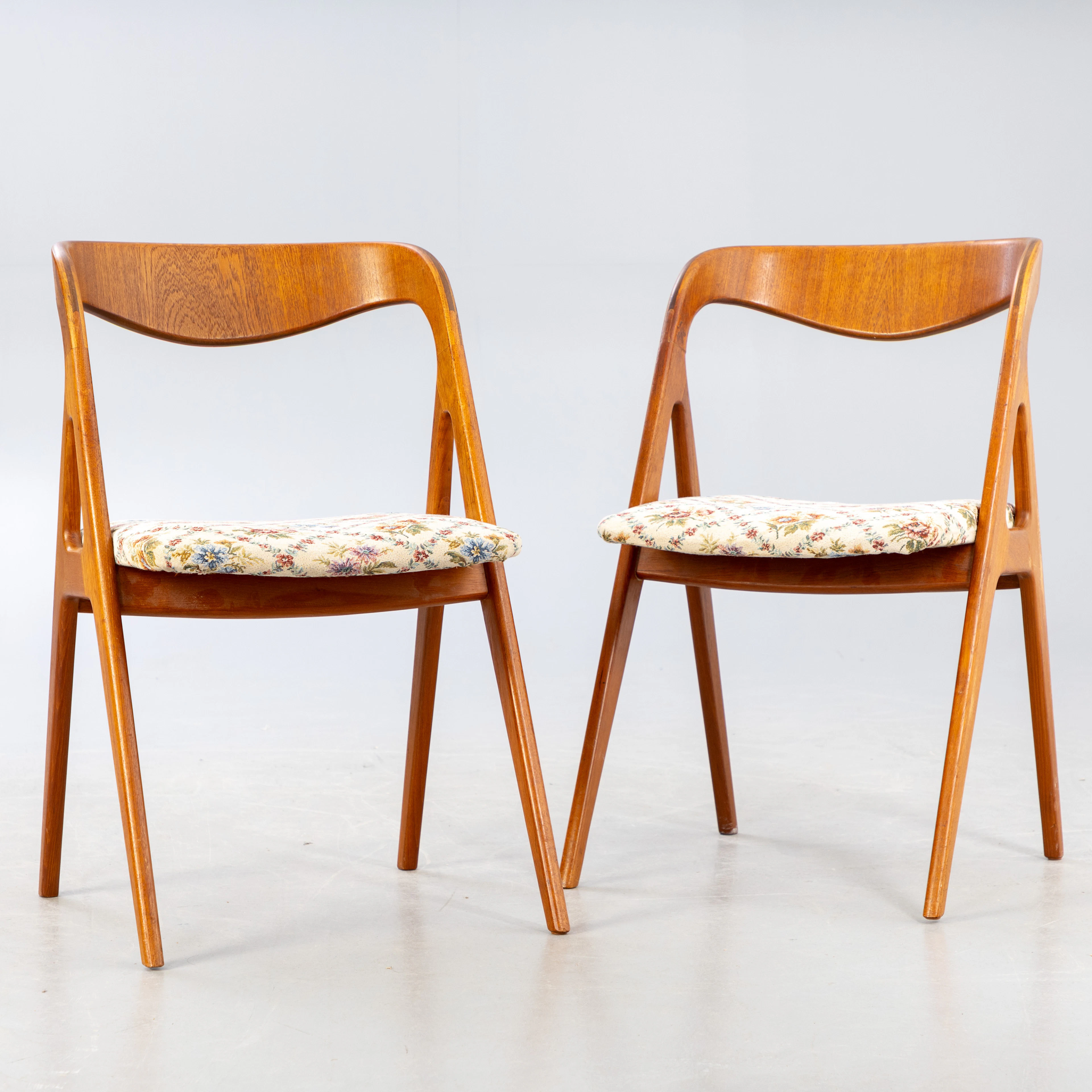 Vamo, Sønderborg, zwei Stühle, Dänemark, 1960er Jahre (2).