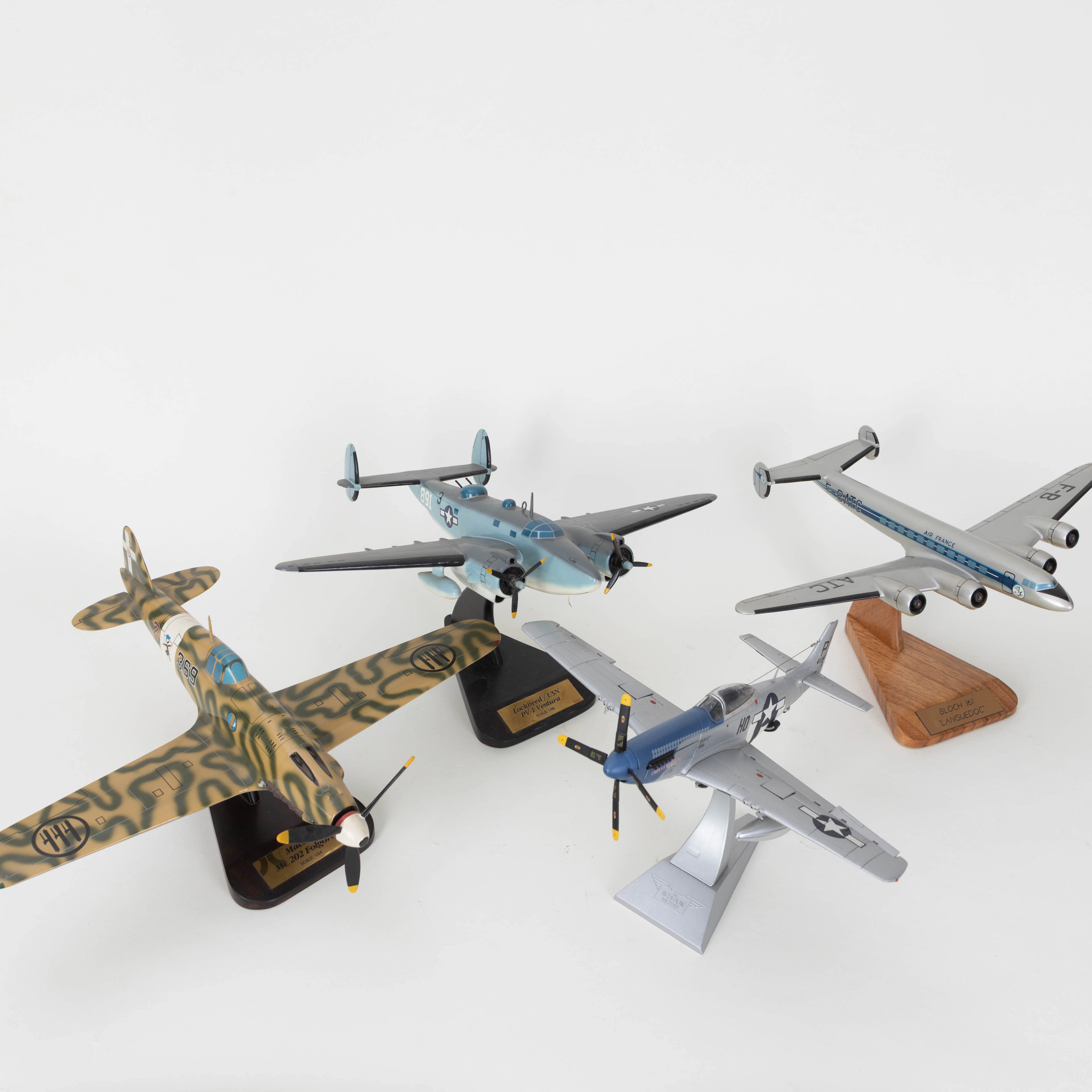 Stand-Flugzeugmodell: Air France F-BATC, Lockheed/USN PV-1 Ventura