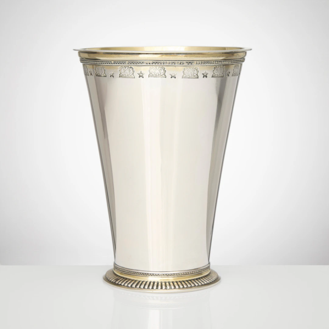 JOHAN PETTER HASSELGREN & SON. Bägare, silver, Lund 1892. "Bysantinsk modell".